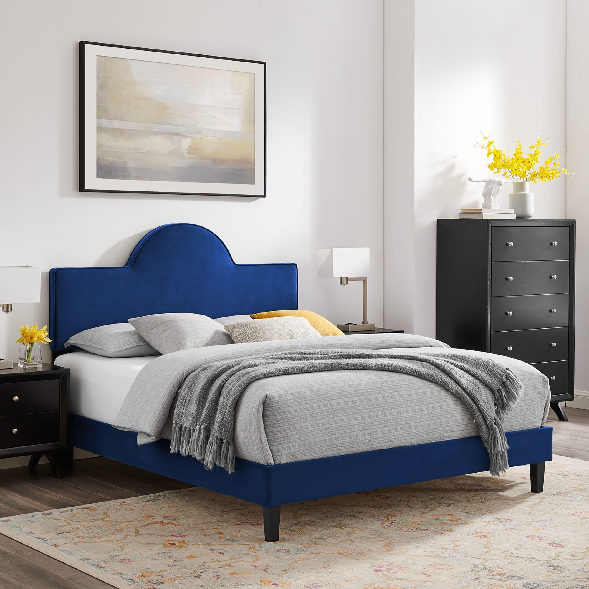 Modway Soleil Solid Full Platform Bed, , rollover