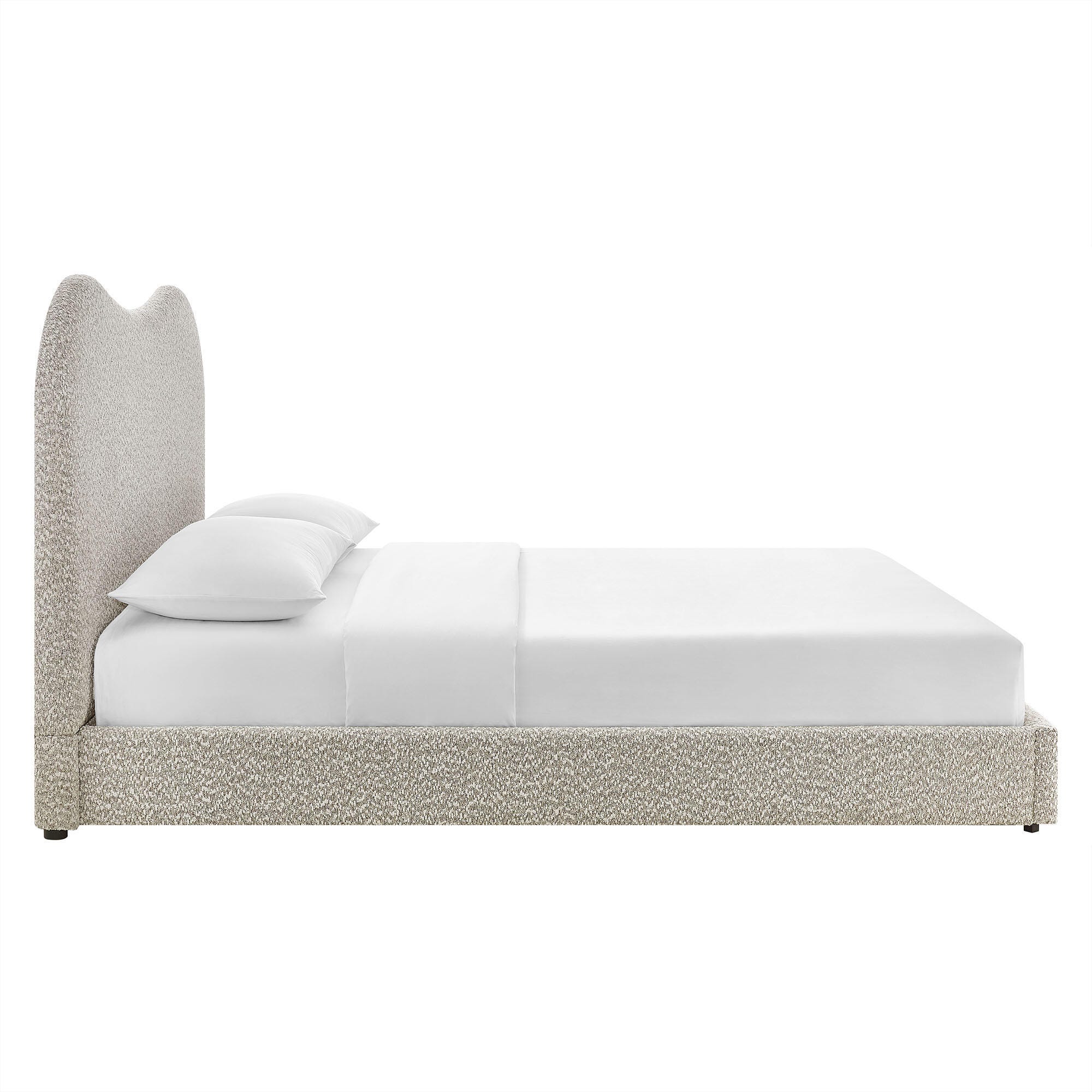 Modway Seluna Queen Platform Bed, Rock Gray, large
