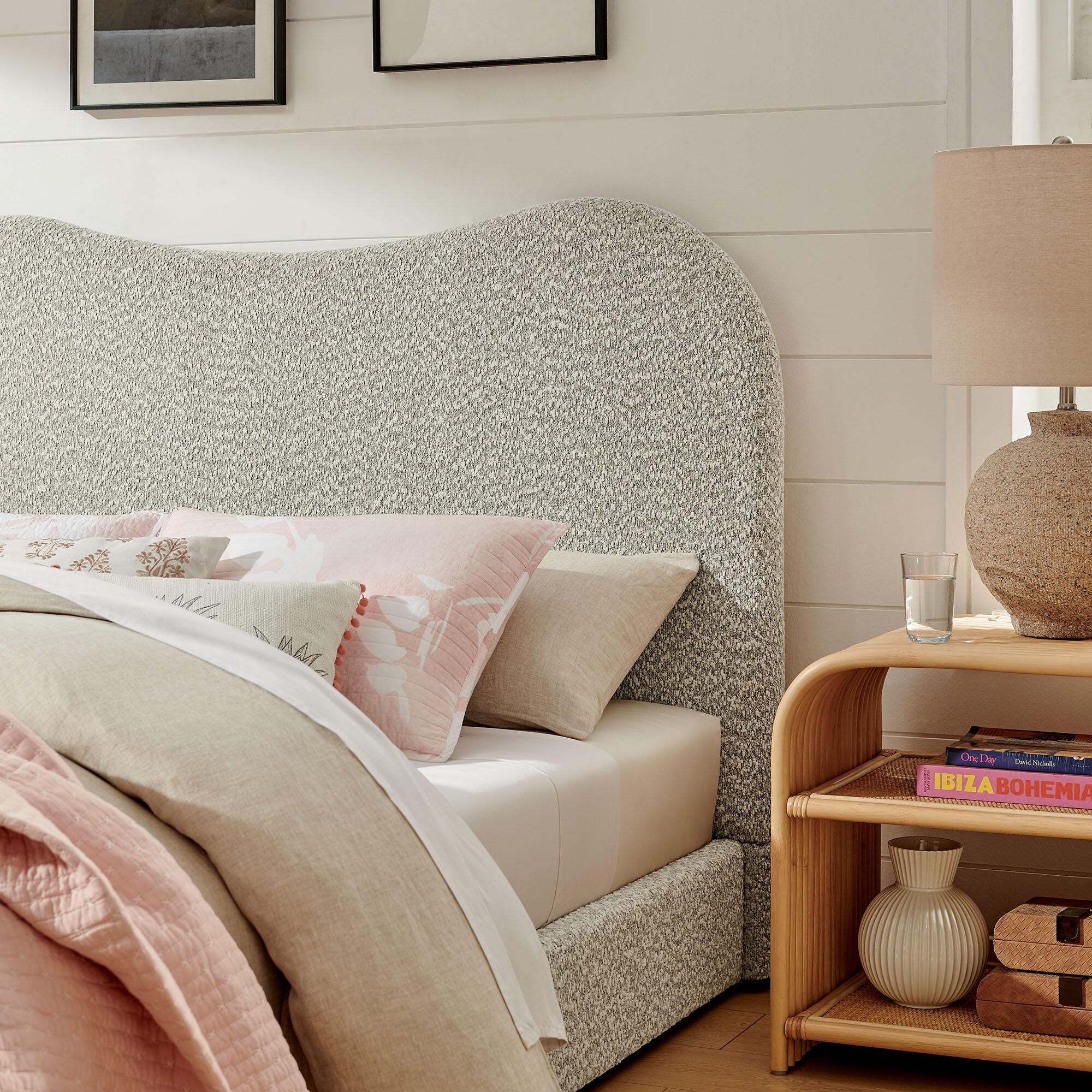 Modway Seluna Queen Platform Bed, Rock Gray, large