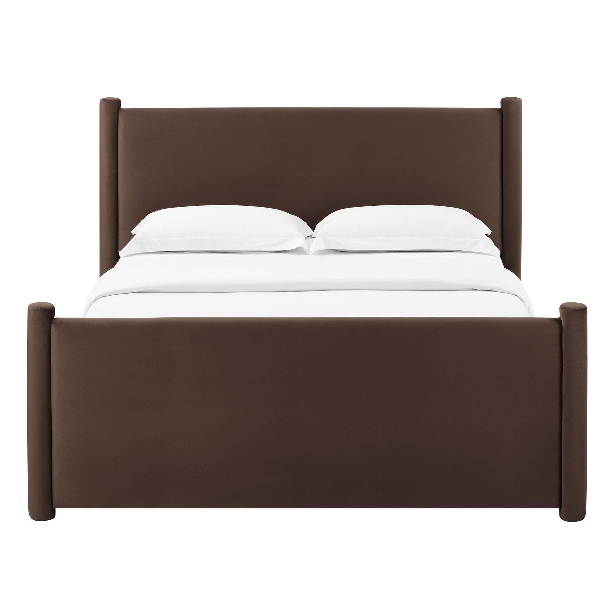 Modway Rael Queen Platform Bed, Chocolate Brown, large
