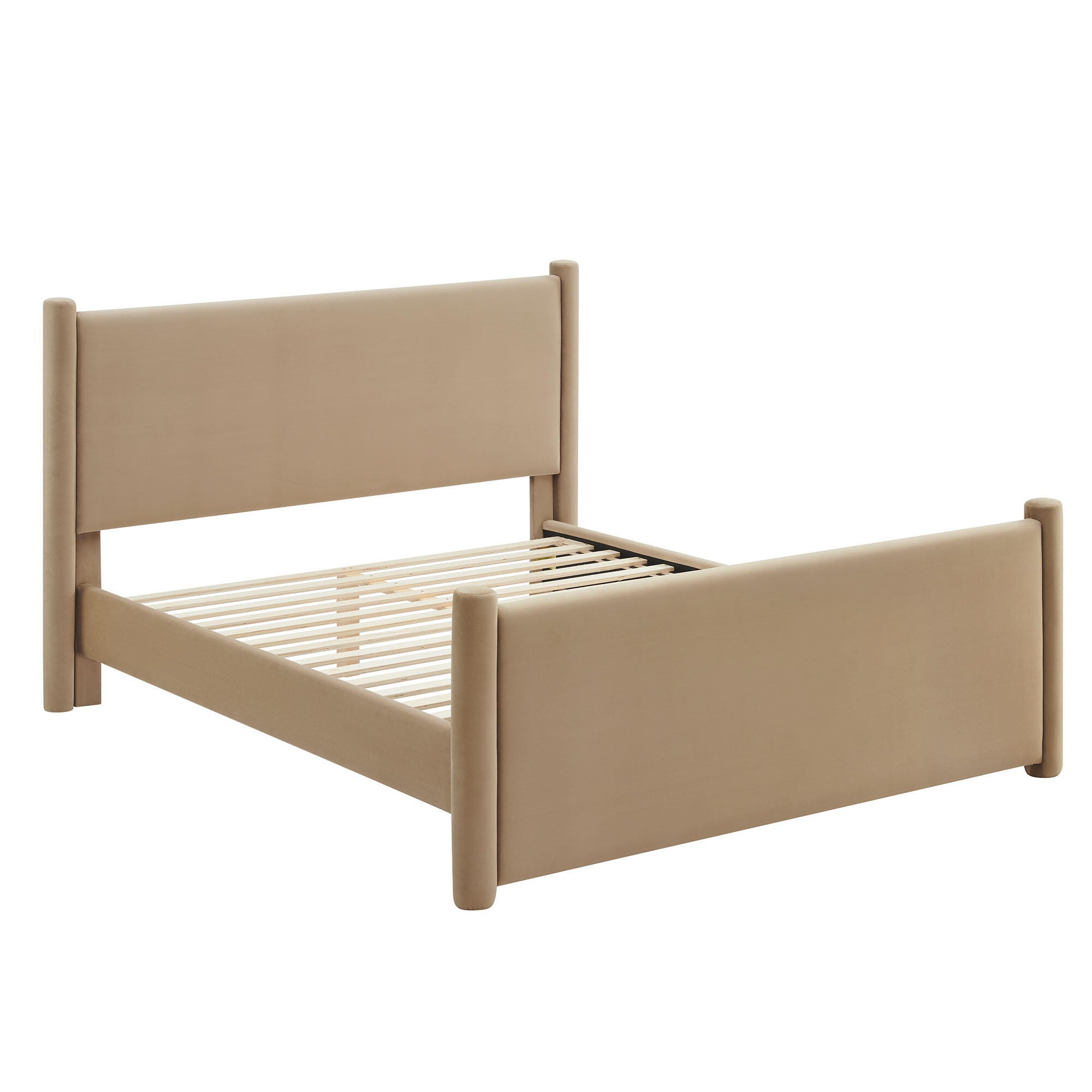 Modway Rael Queen Platform Bed, Taupe, large