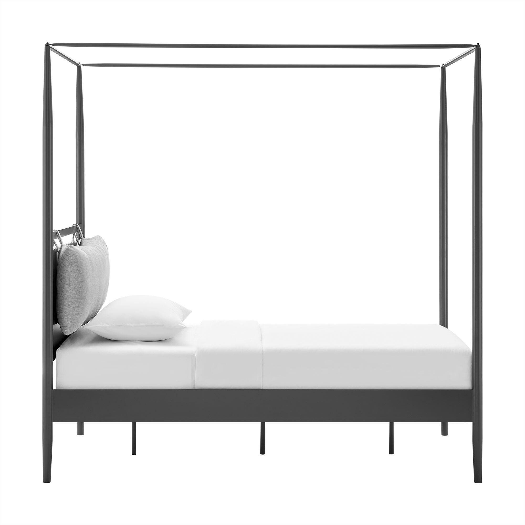 Modway Marlowe Twin Platform Bed, Gray, large