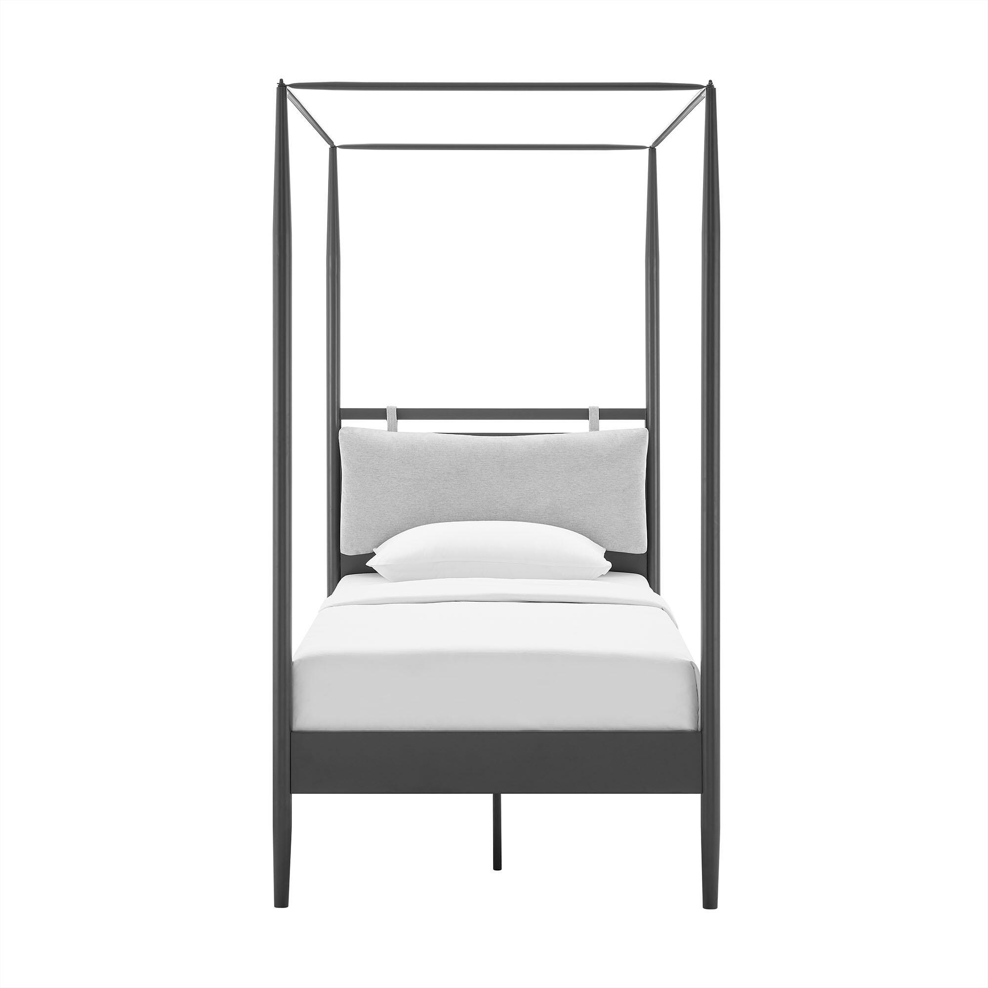 Modway Marlowe Twin Platform Bed, Gray, large
