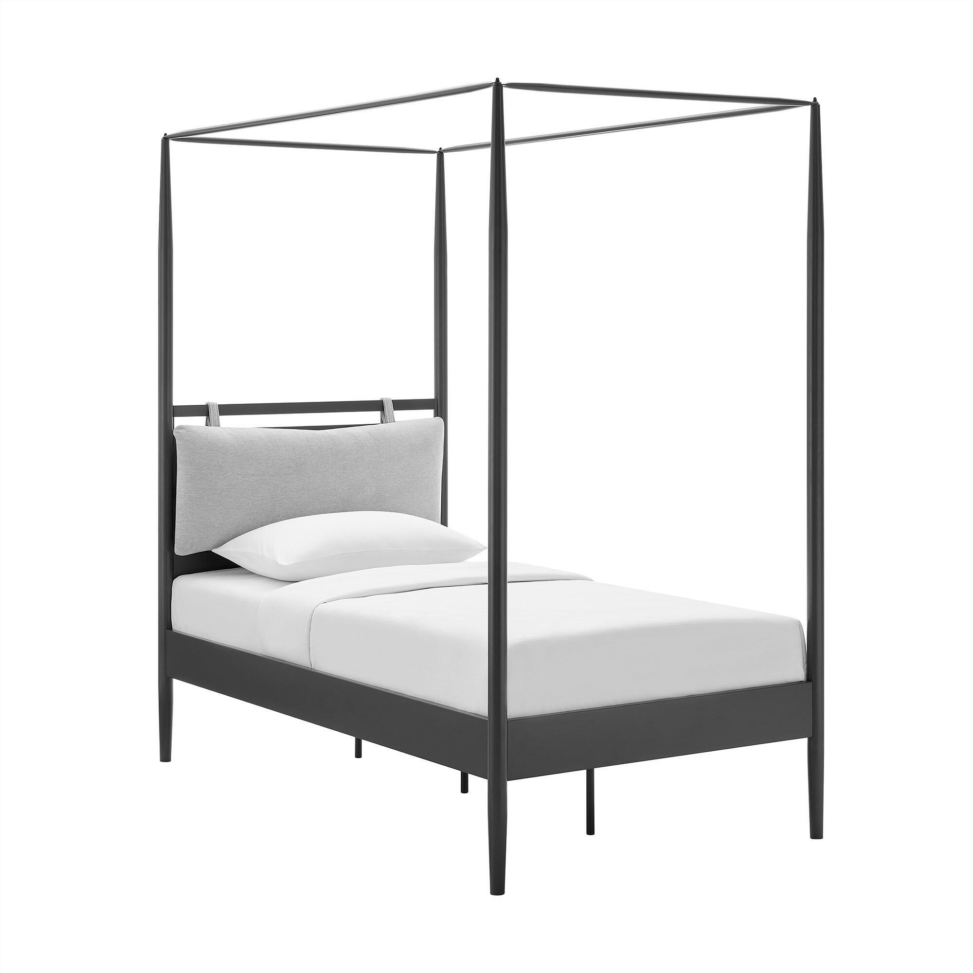 Modway Marlowe Twin Platform Bed, Gray, large