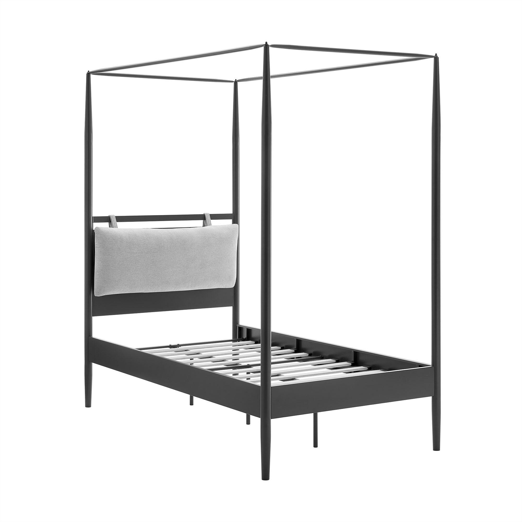 Modway Marlowe Twin Platform Bed, Gray, large