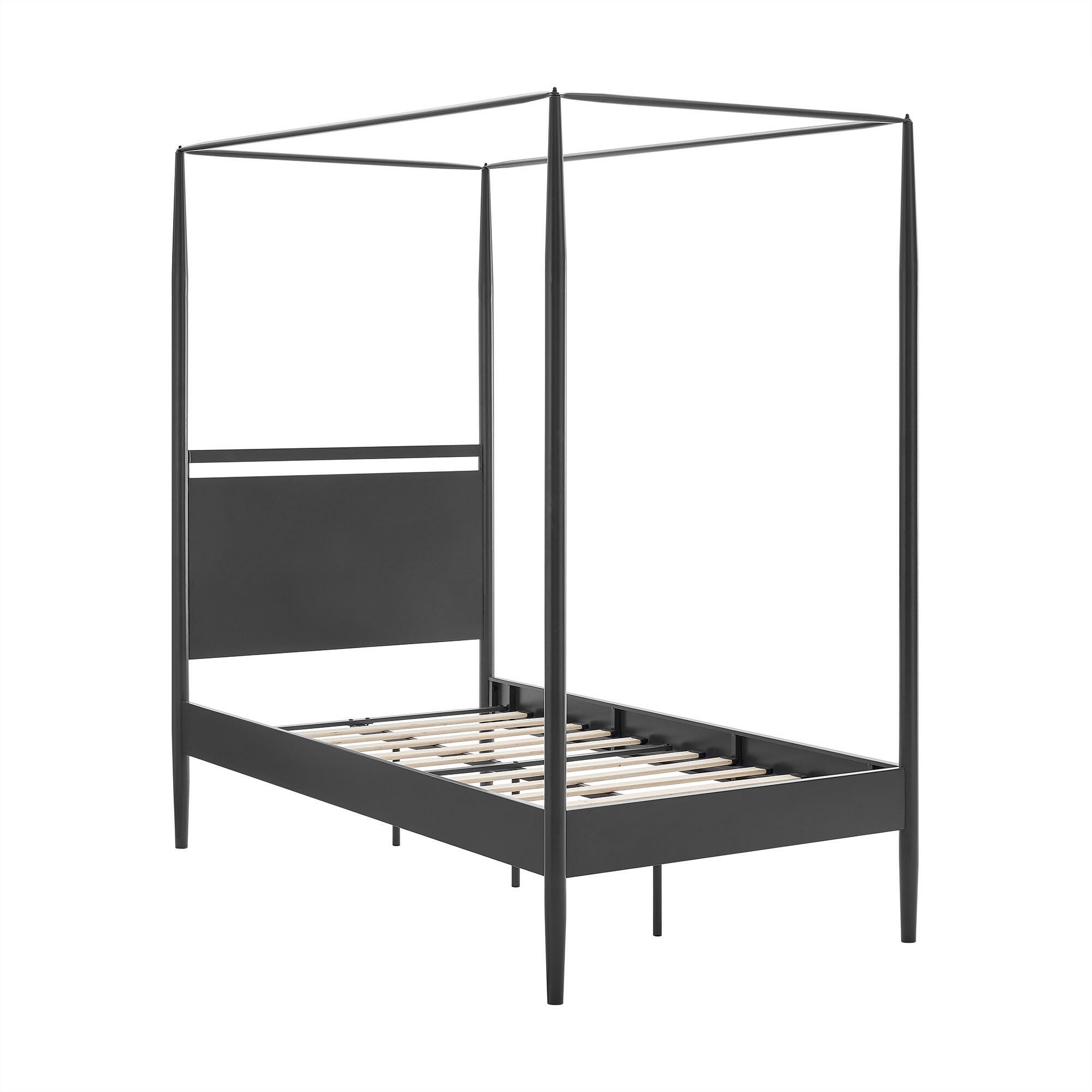 Modway Marlowe Twin Platform Bed, Gray, large