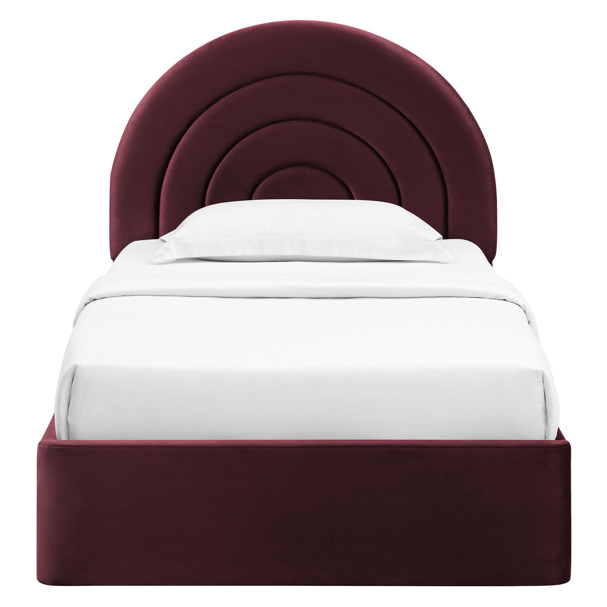 Modway Solana Twin Platform Bed, Purple, large