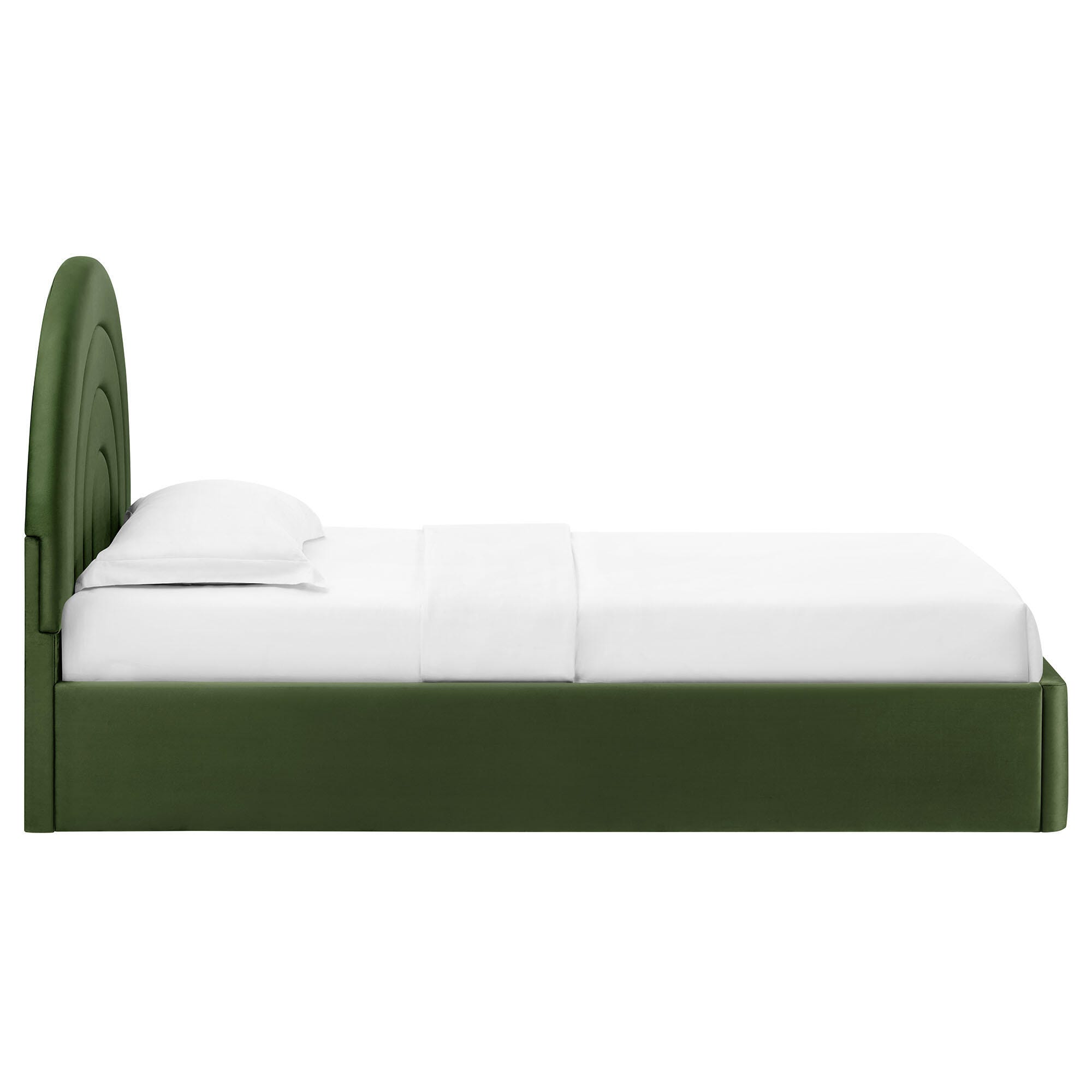 Modway Solana Twin Platform Bed, Moss Green, large