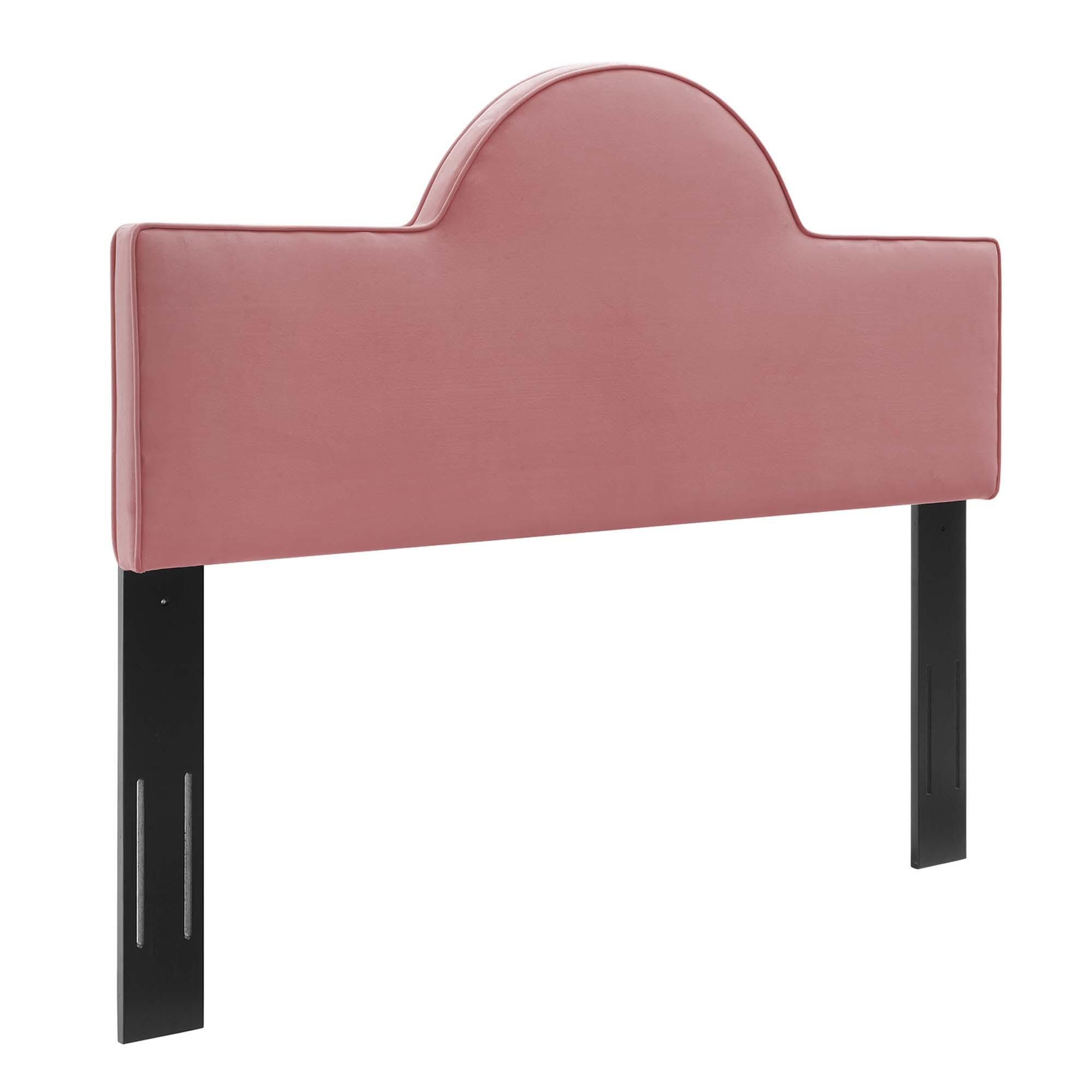 Modway Soleil Twin Platform Bed, Dusty Rose, large