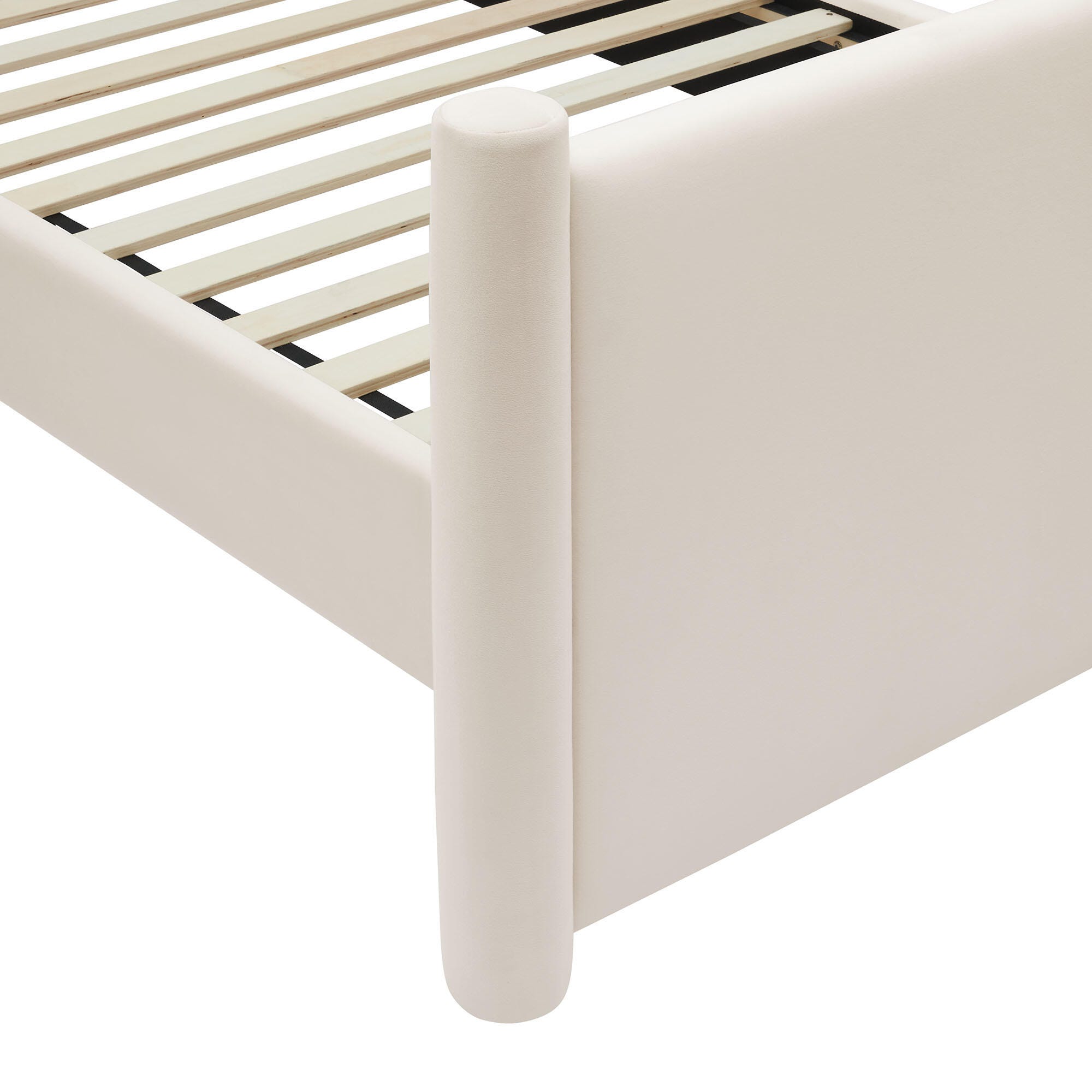 Modway Rael Twin Platform Bed, Ivory, large
