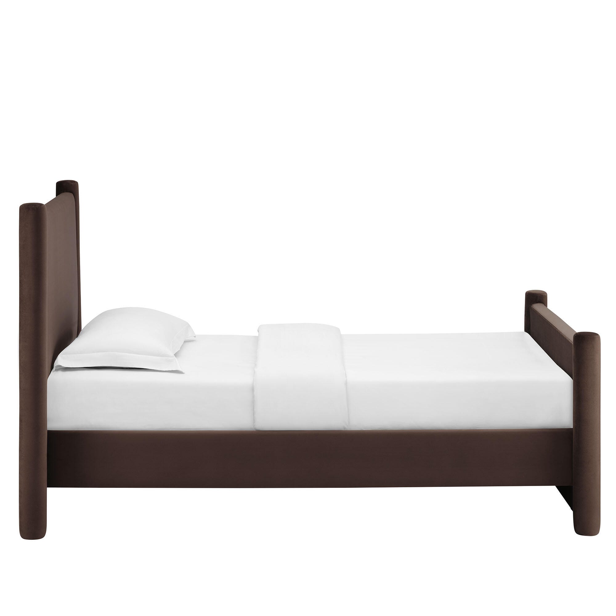 Modway Rael Twin Platform Bed, Chocolate Brown, large