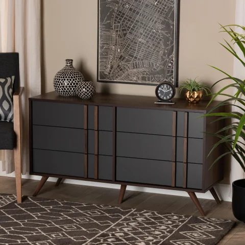 Naoki Modern 6-Drawer Dresser | Ashley Naoki Modern 6-Drawer Dresser | Ashley