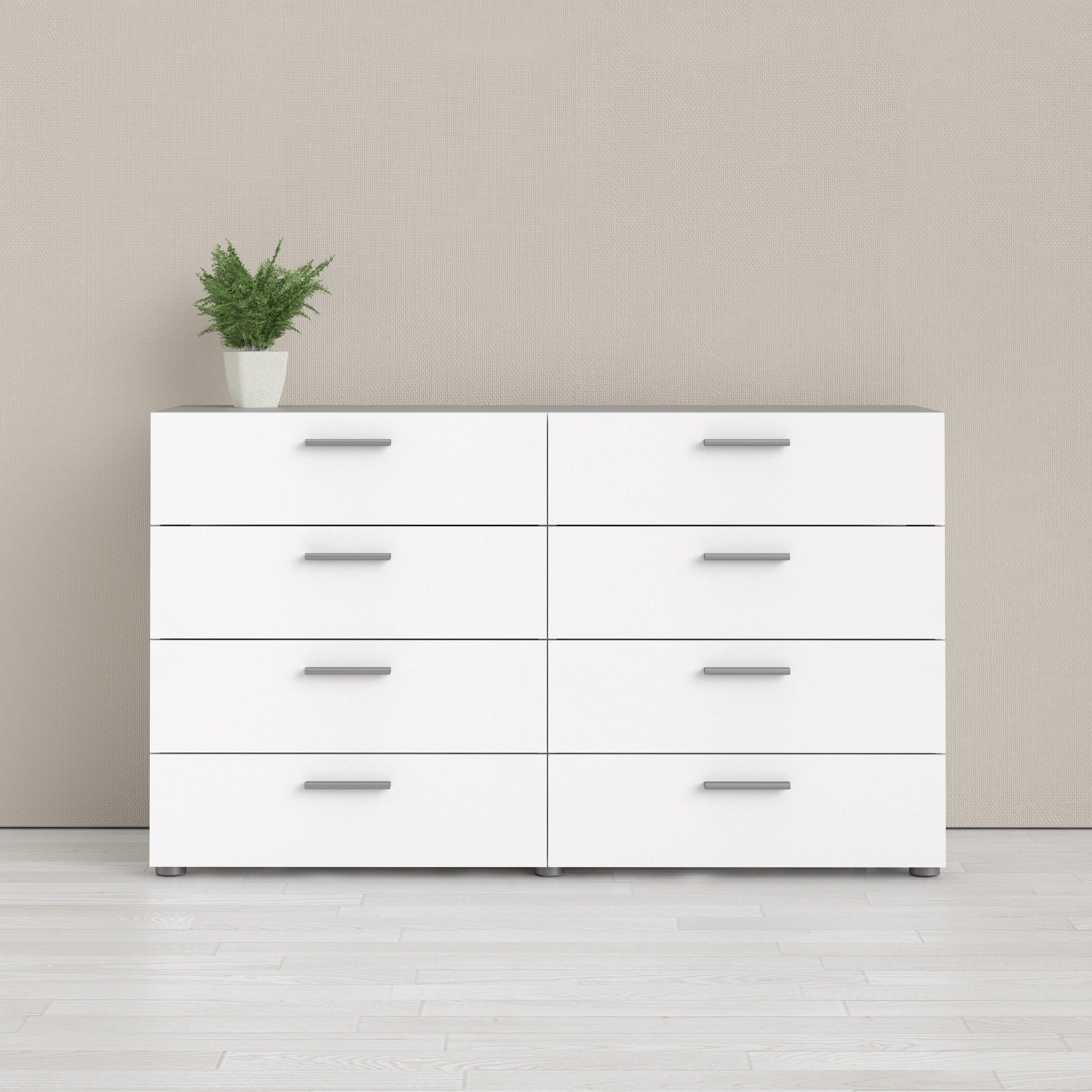atlin designs 8 drawer double dresser in white Austin 8 Drawer Double Dresser