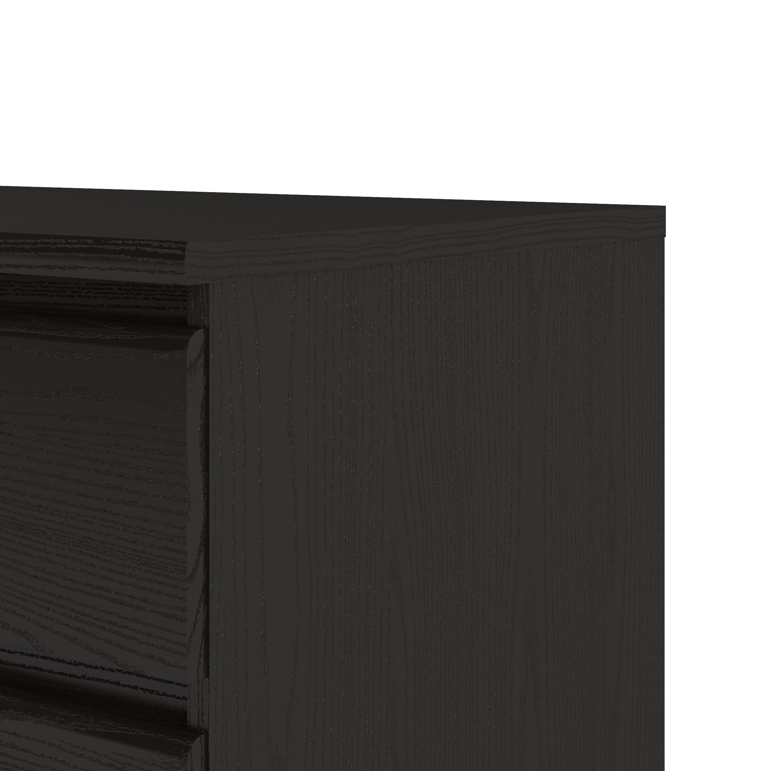 Scottsdale  6 Drawer Double Dresser, Black, large