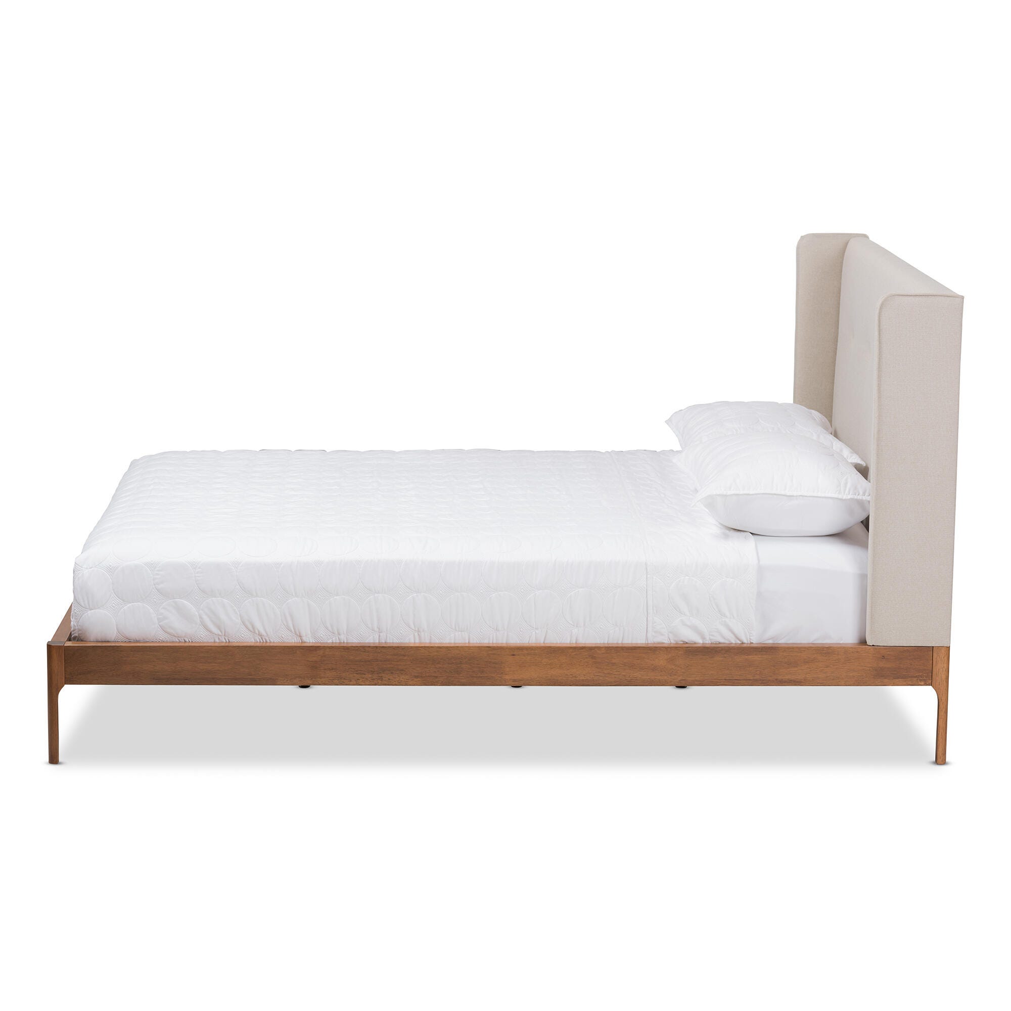 Brooklyn King Midcentury Modern Platform Bed, , large