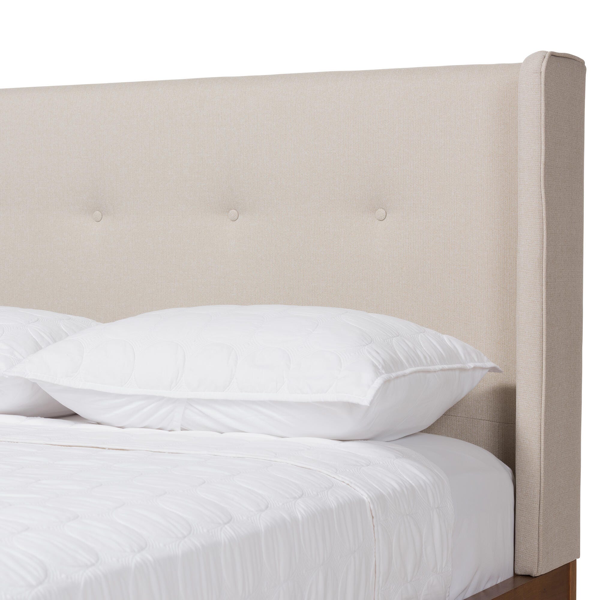 Brooklyn King Midcentury Modern Platform Bed, , large