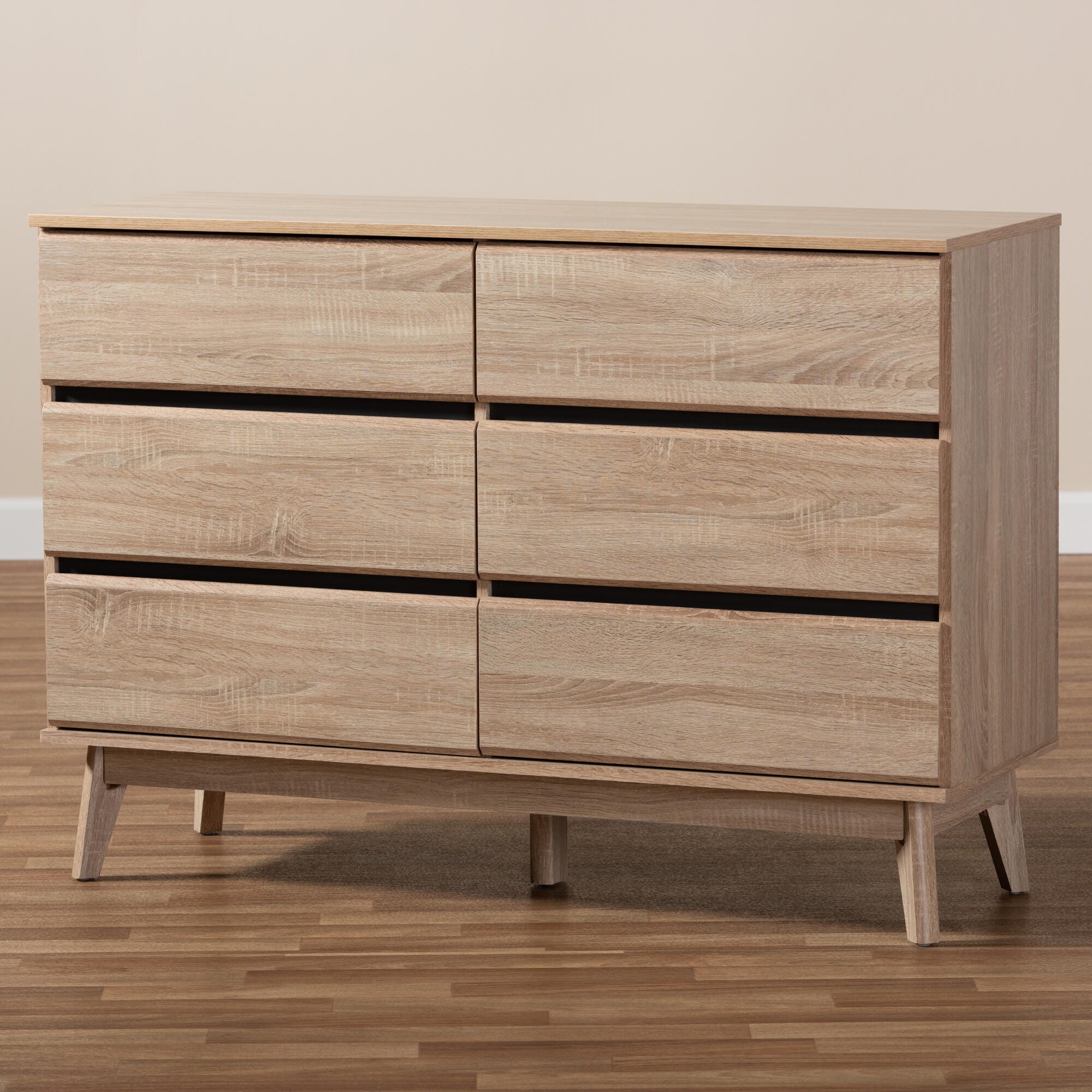 Miren Midcentury Modern 6 Drawer Dresser | Ashley