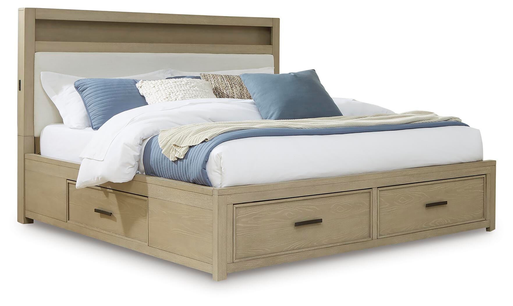 Calmoro Queen Bookcase Bed - image 2