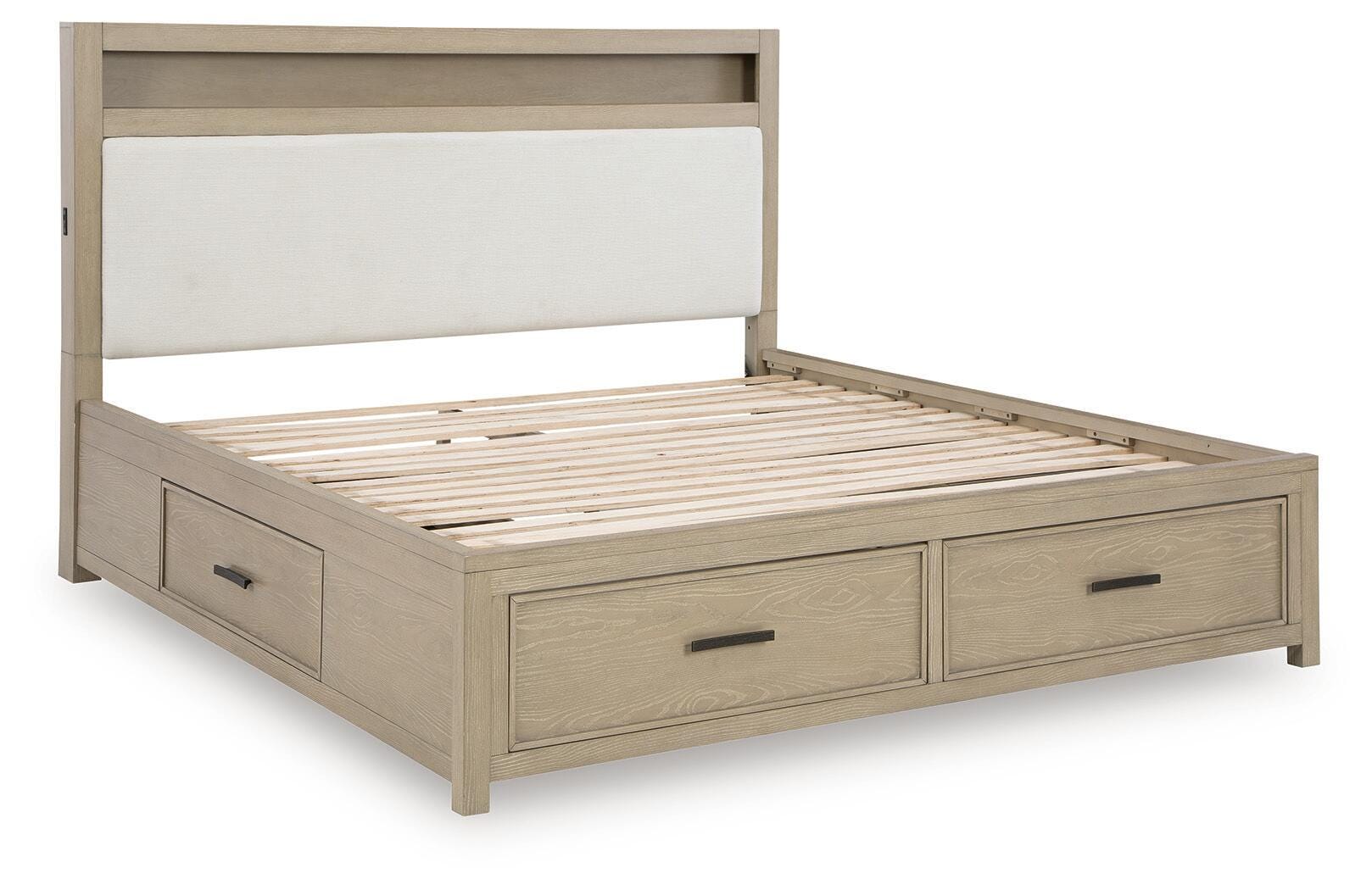 Calmoro Queen Bookcase Bed - image 4