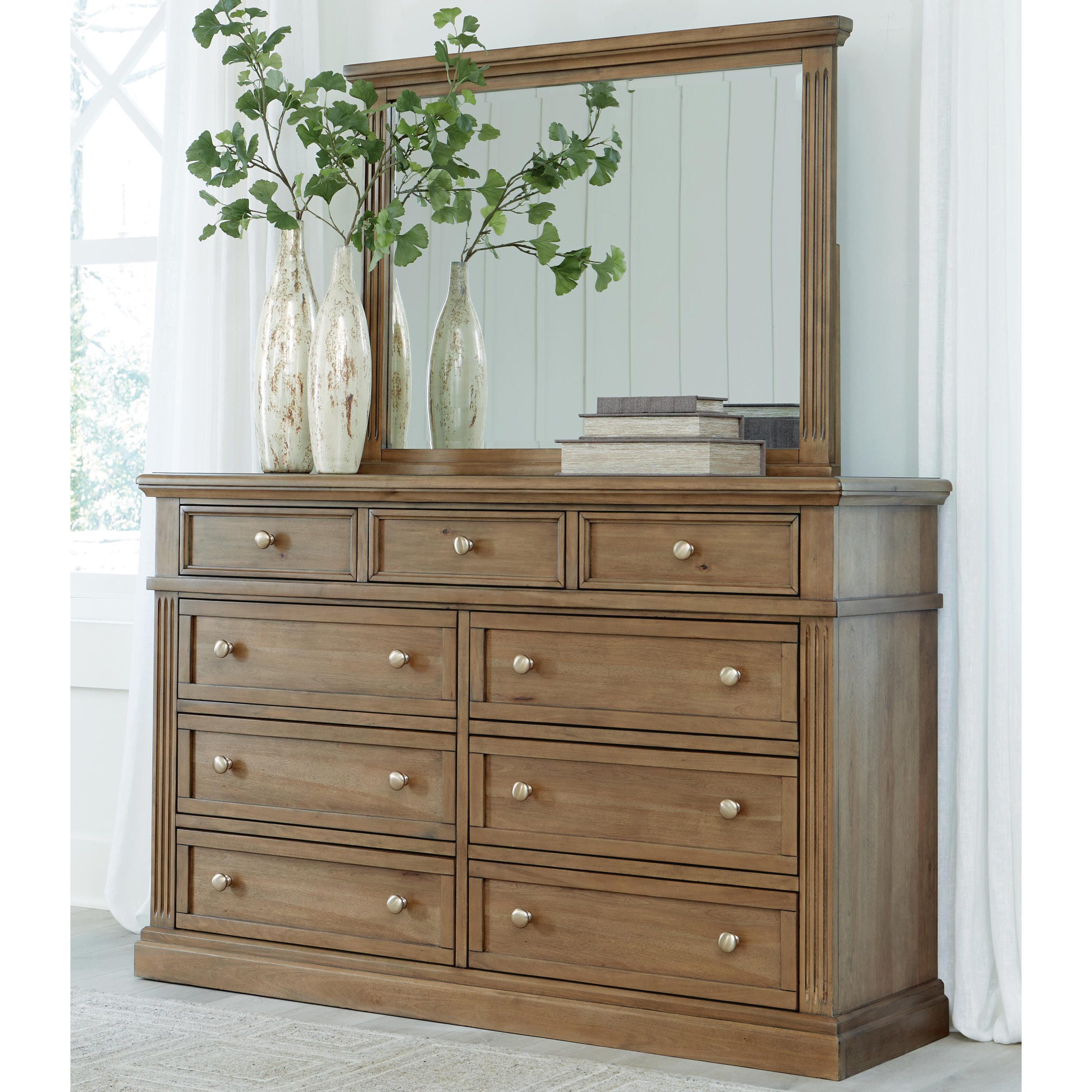 Mylarken Dresser and Mirror, , rollover