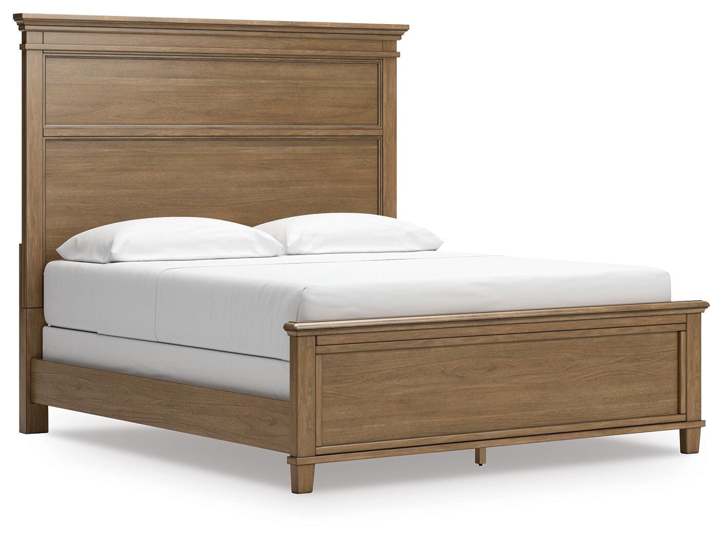 Mylarken California King Panel Bed, Brown, large