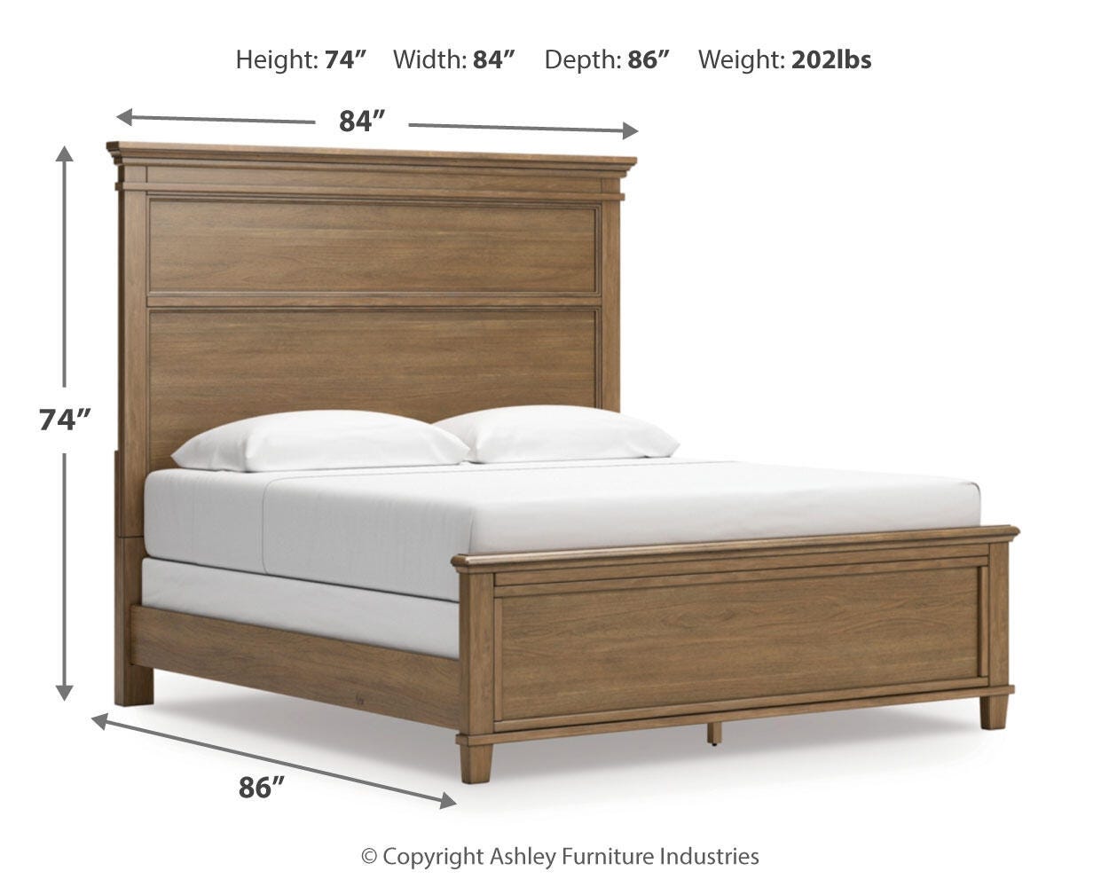 Mylarken King Panel Bed - image 7