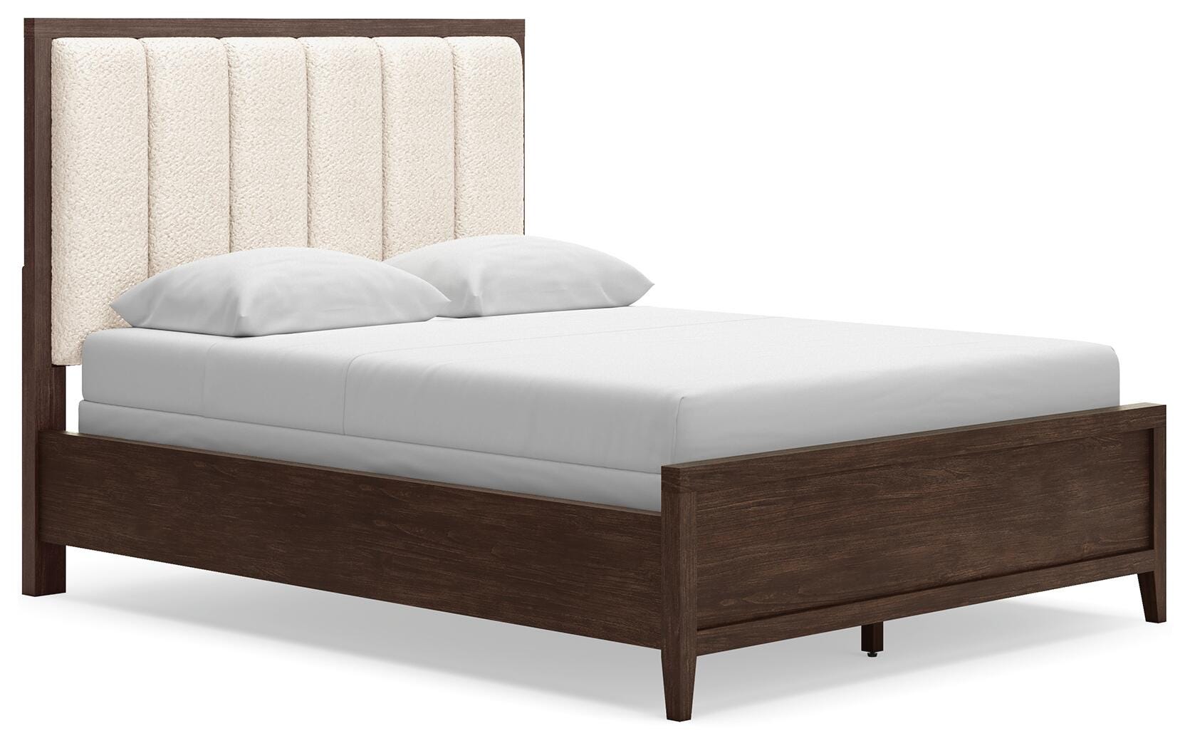 Westonfort Queen Upholstered Panel Bed, Espresso, large