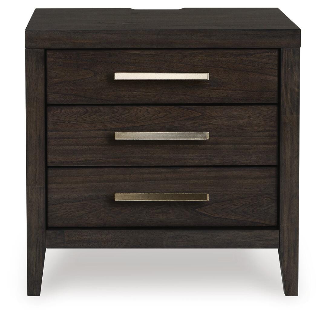 Westonfort 28" 3 Drawer Charging Nightstand