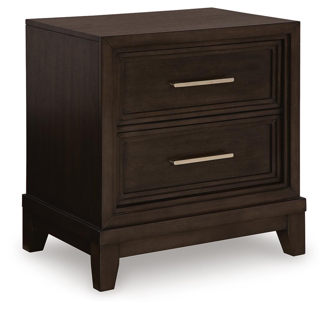 Neymorton Queen Upholstered Panel Bed, Dresser, Mirror and Nightstand - image 6