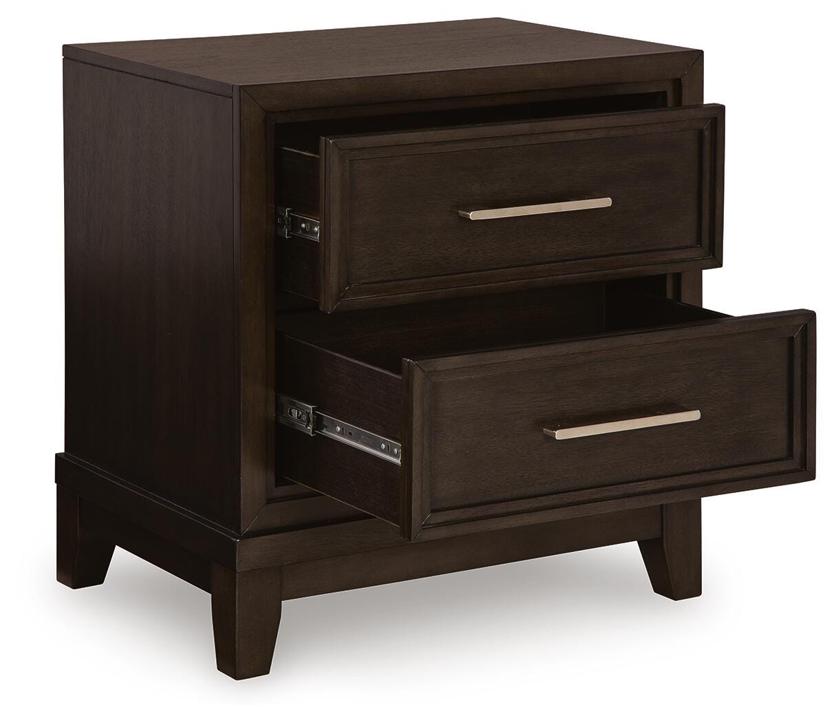 Neymorton Queen Upholstered Panel Bed, Dresser, Mirror and Nightstand - image 7