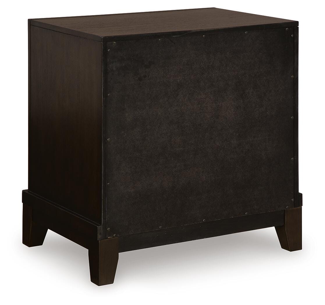 Neymorton Queen Upholstered Panel Bed, Dresser, Mirror and Nightstand - image 9