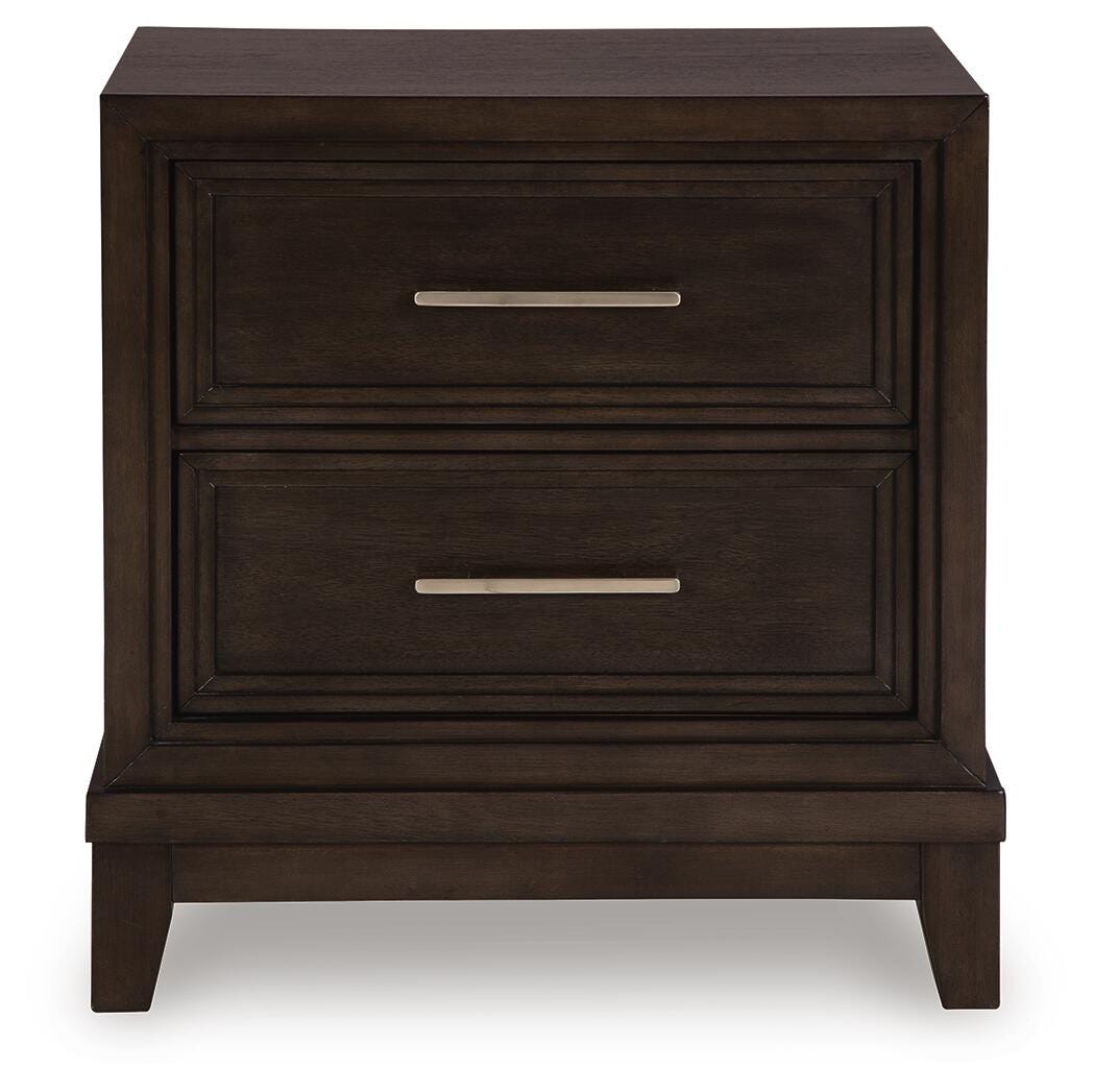 Neymorton Queen Upholstered Panel Bed, Dresser, Mirror and Nightstand - image 5