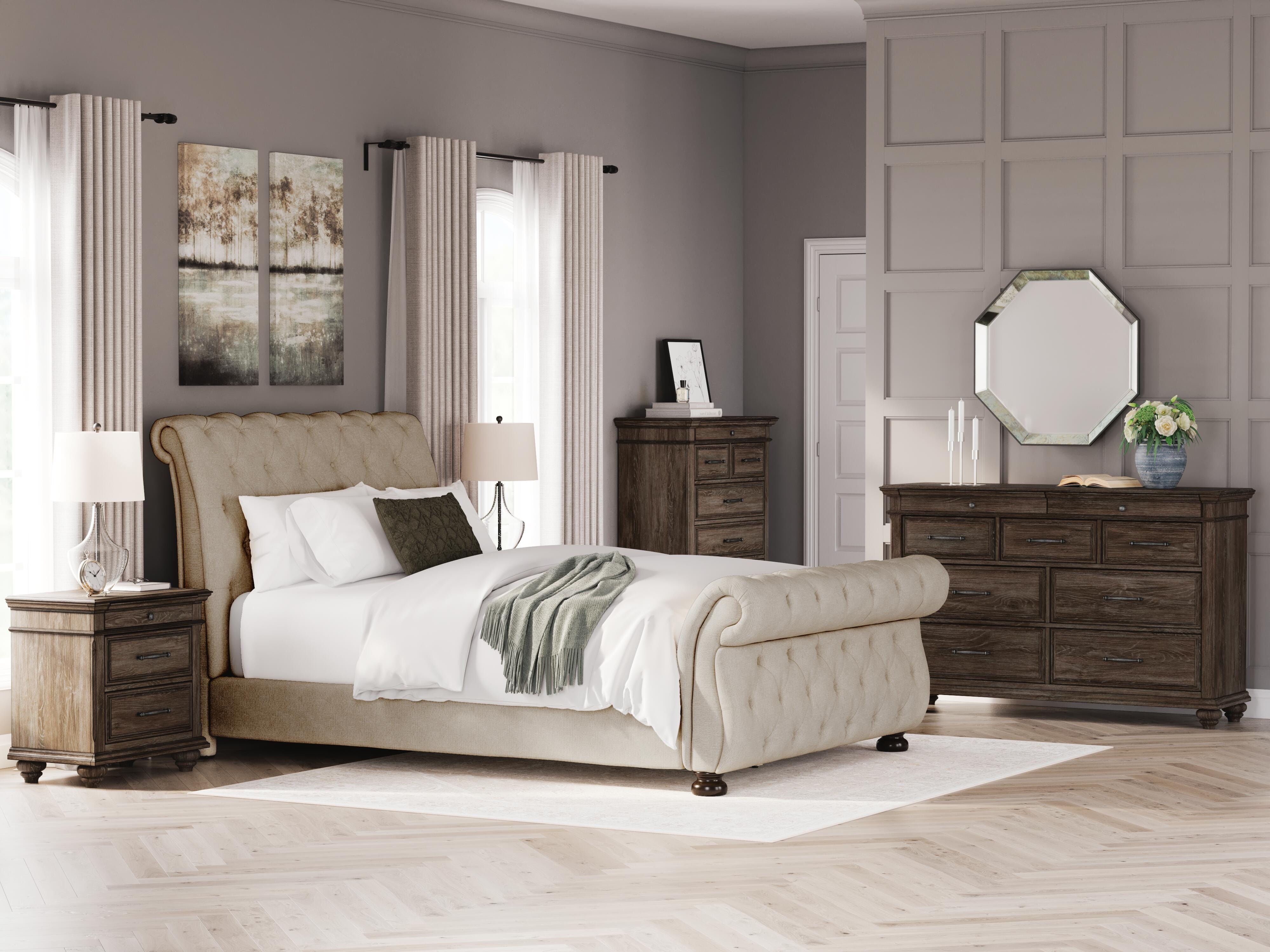 Willenburg Queen Upholstered Sleigh Bed - image 10