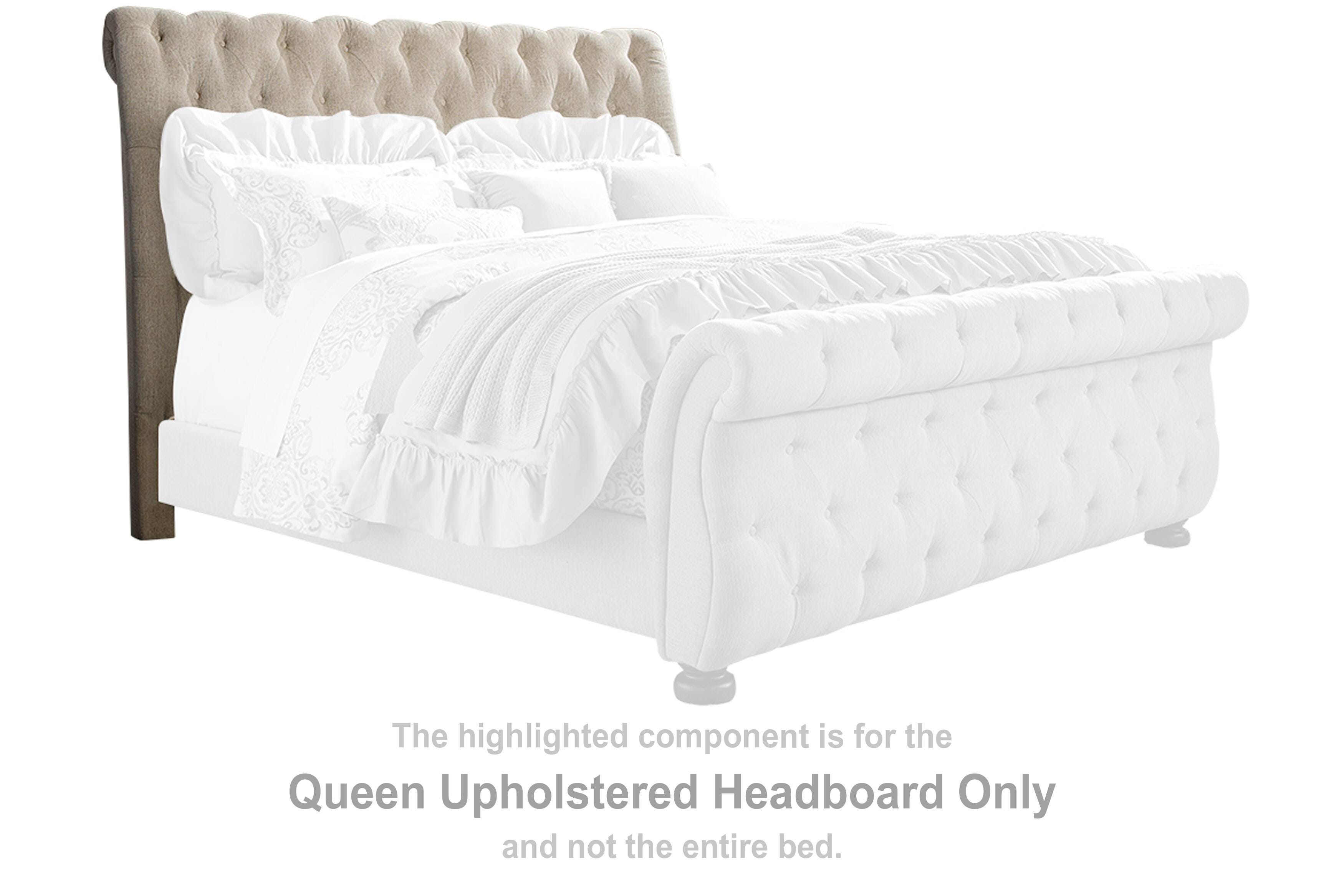 Willenburg Queen Upholstered Headboard, , large