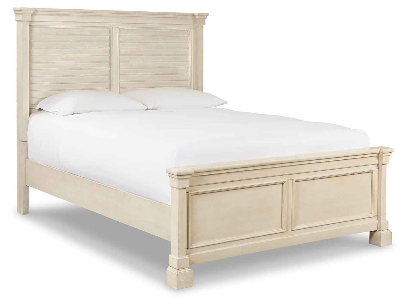 Bolanburg Queen Panel Bed, Antique White, large