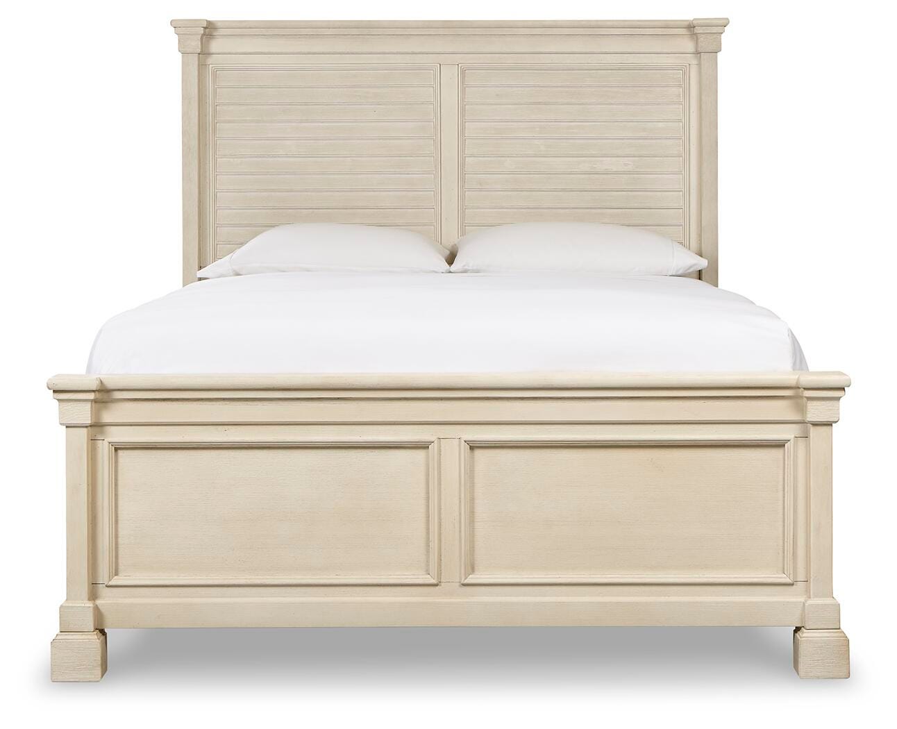 Bolanburg Queen Panel Bed, Antique White, large