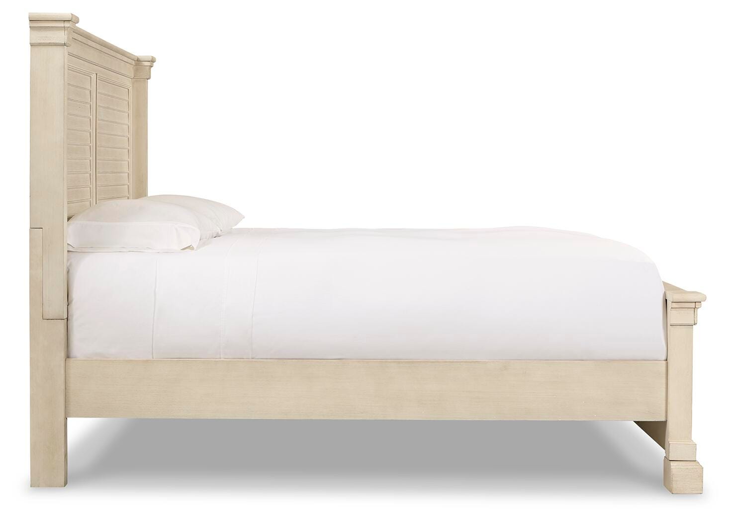 Bolanburg Queen Panel Bed, Antique White, large
