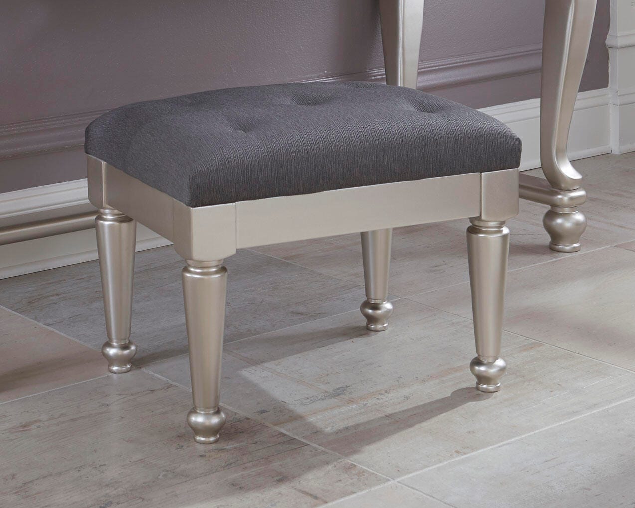 grey dressing table bench Grey Dressing Table Bench Maine Dressing Stool- Dove Grey Only Oak Furniture