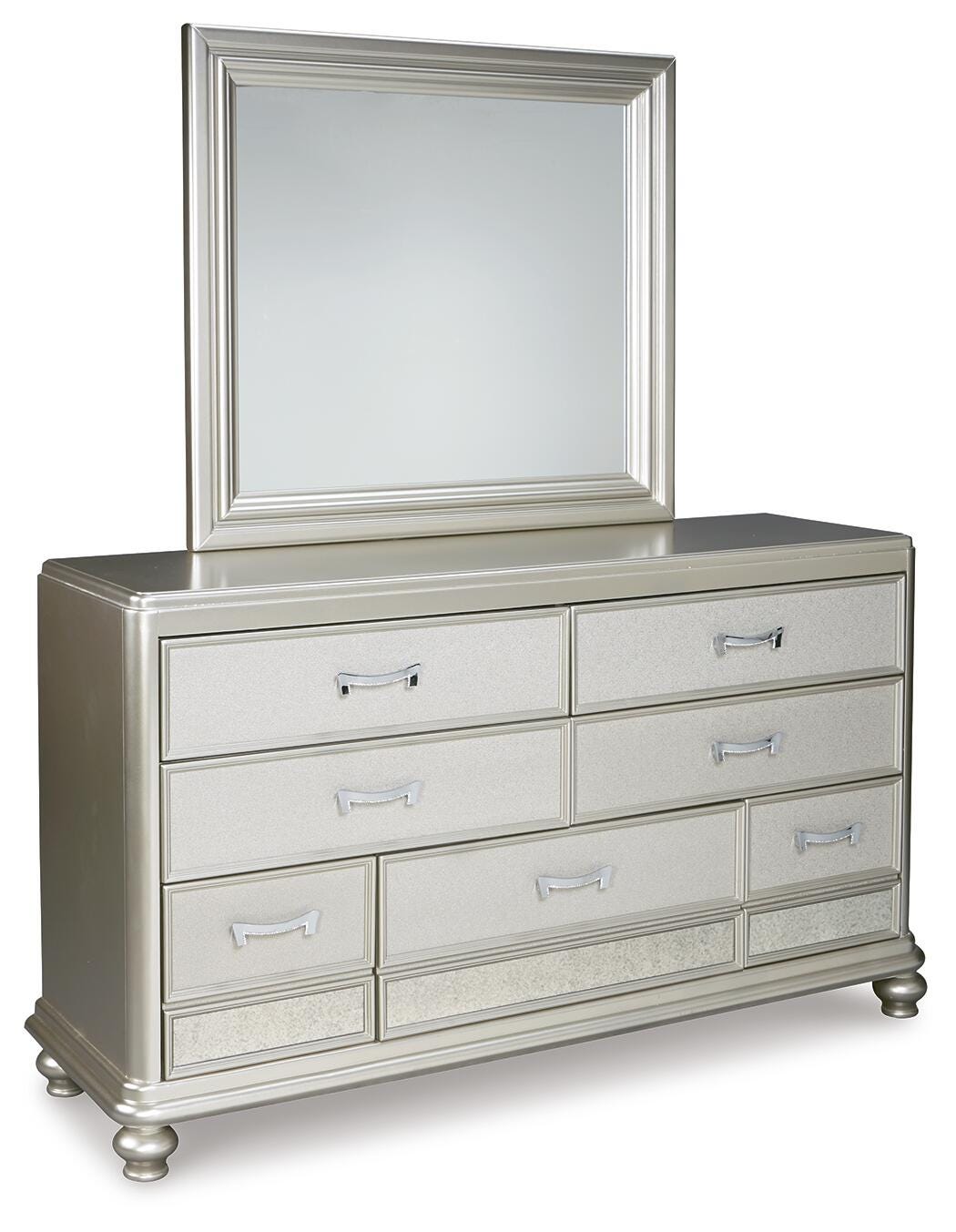 Coralayne 7 Drawer Dresser and Mirror | Ashley
