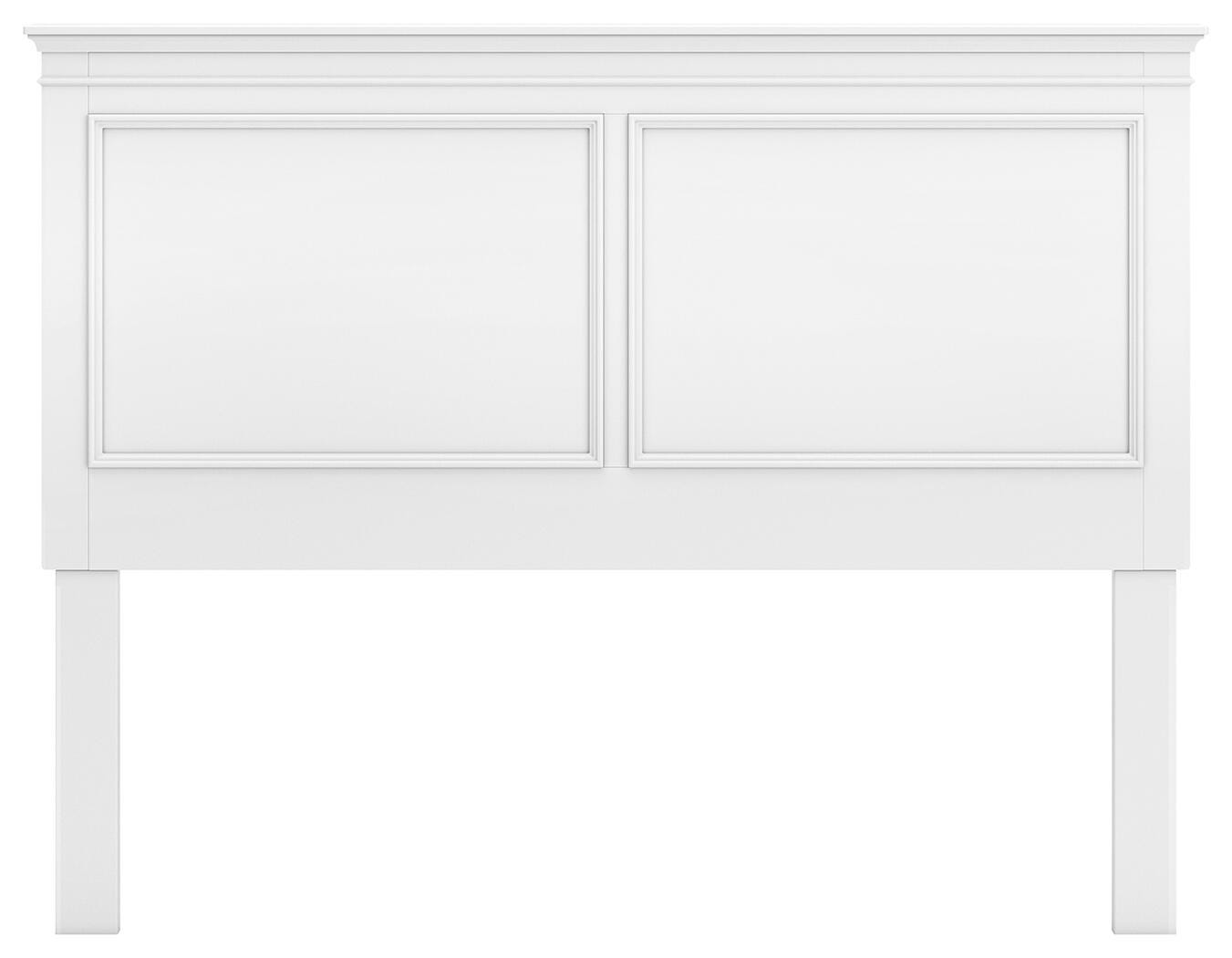 Fortman Queen Panel Headboard, White, large