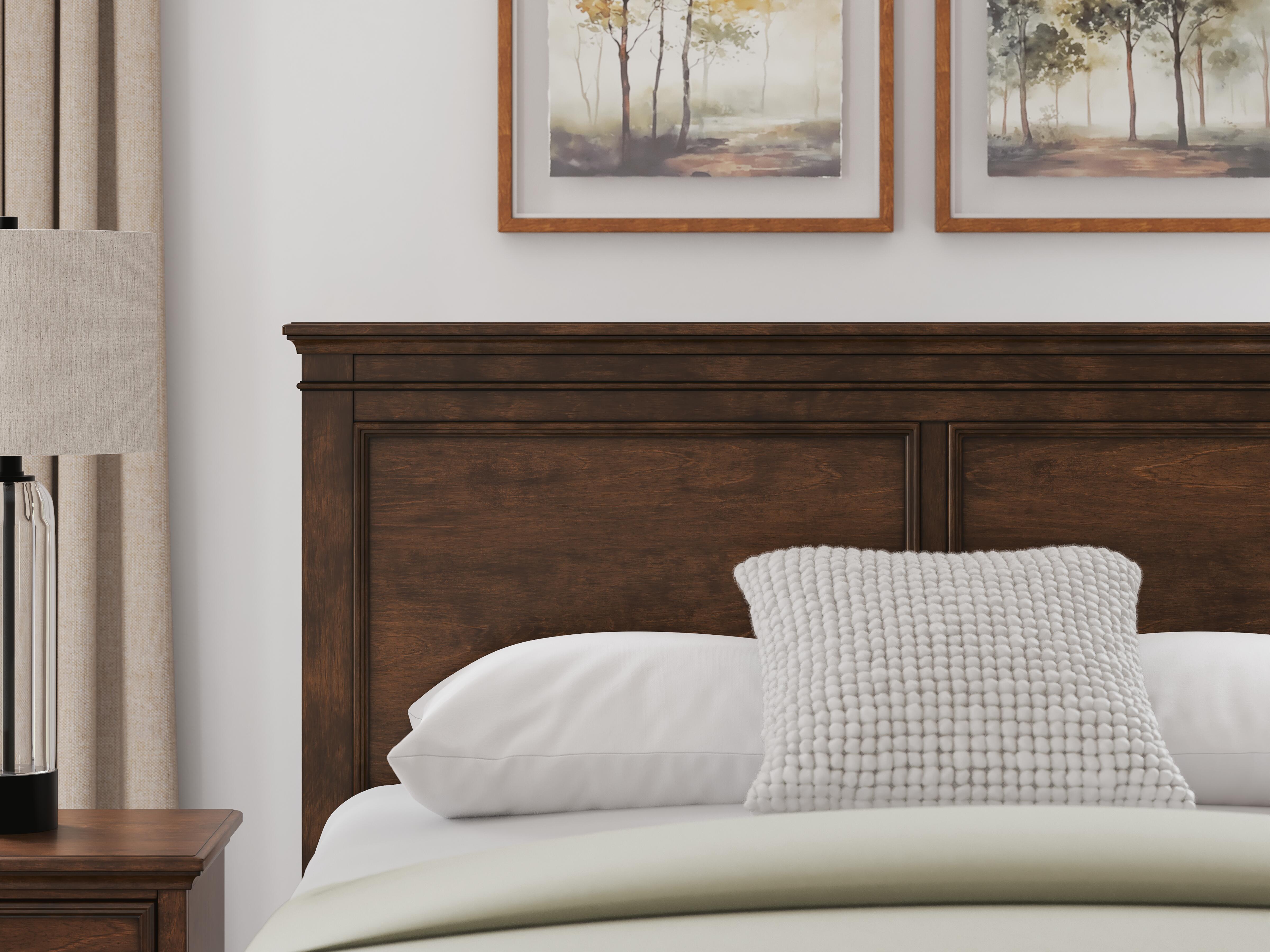 Danabrin Queen Panel Headboard, Brown, large