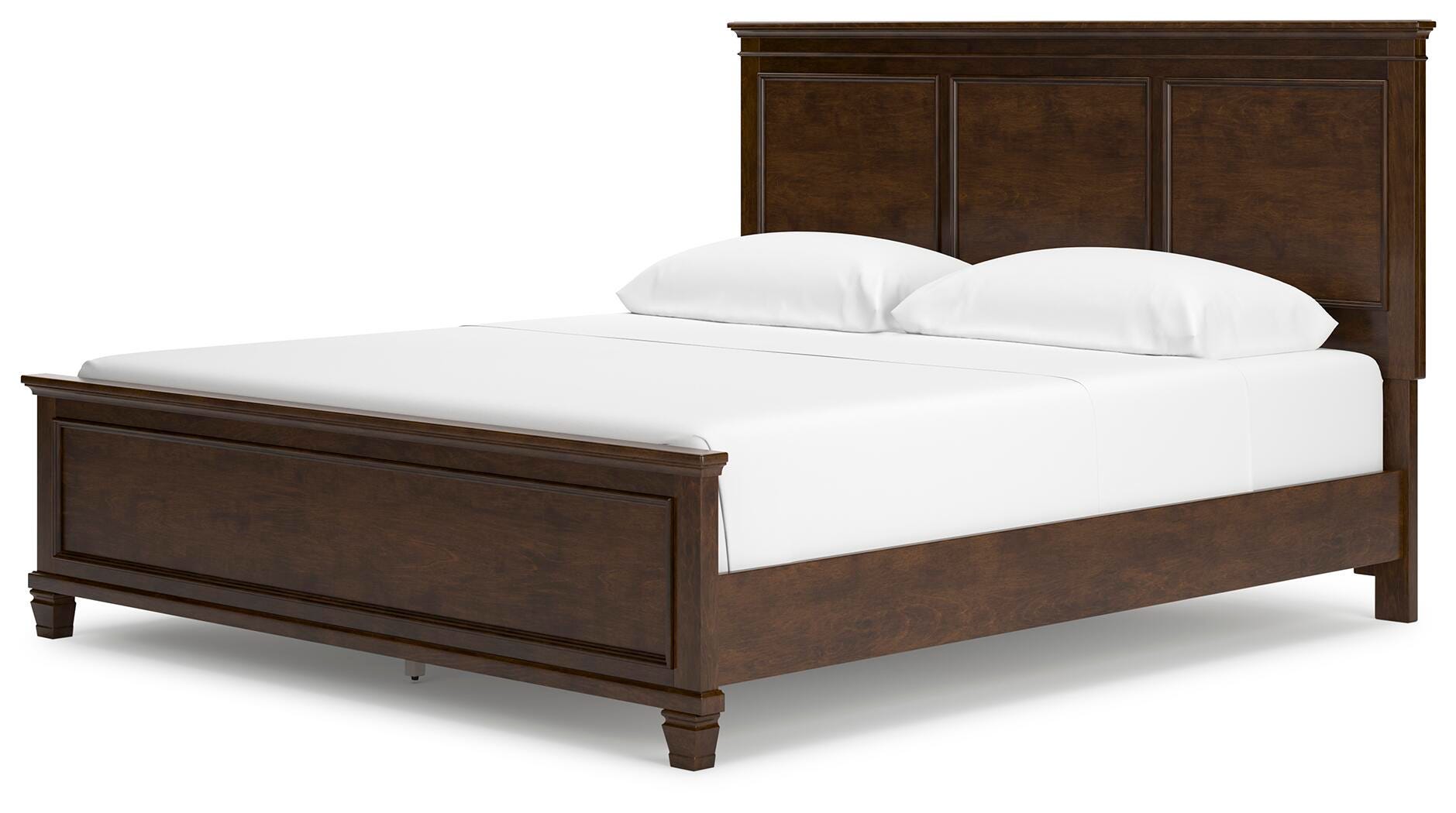 Danabrin California King Panel Bed, Brown, large