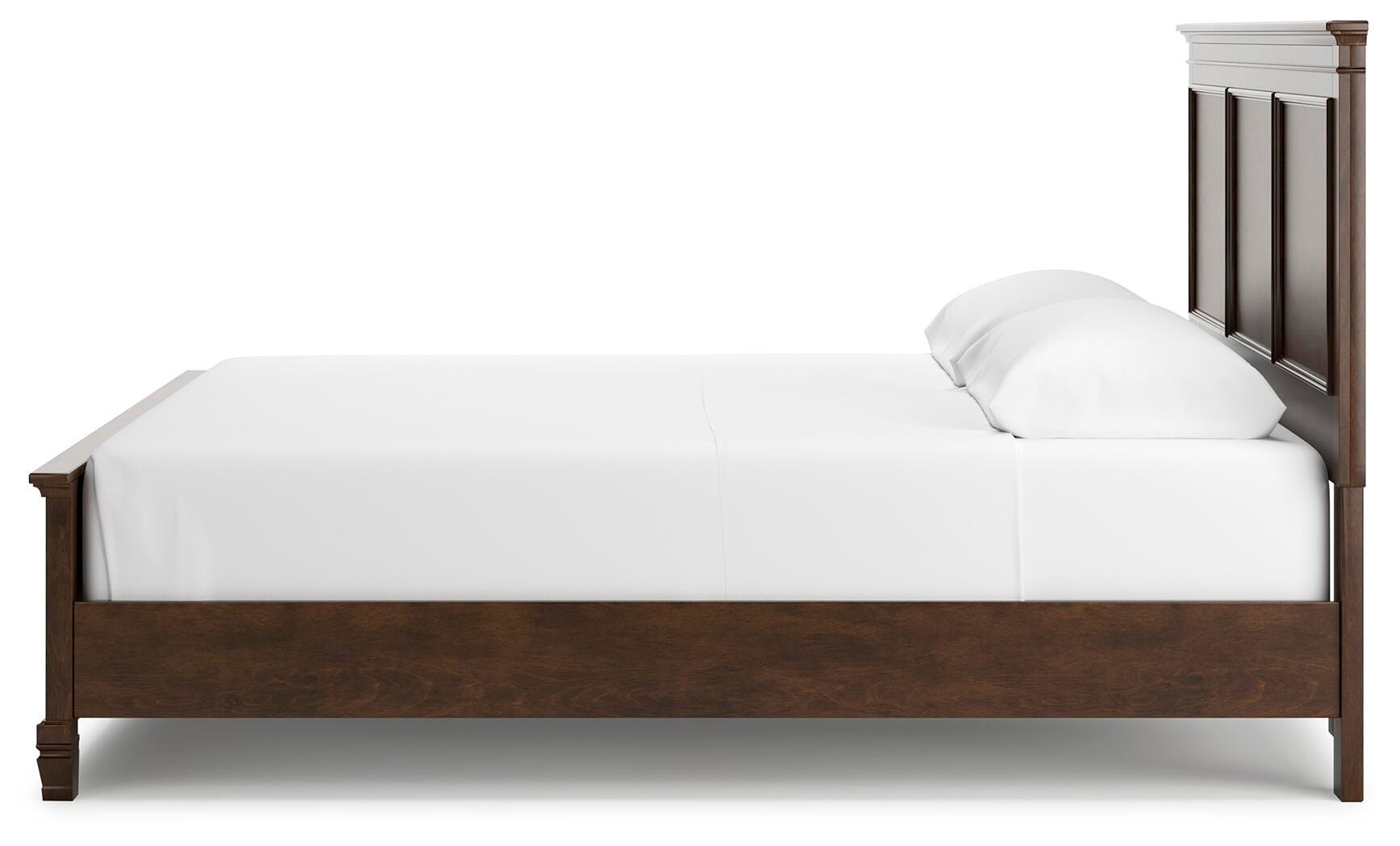 Danabrin California King Panel Bed, Brown, large