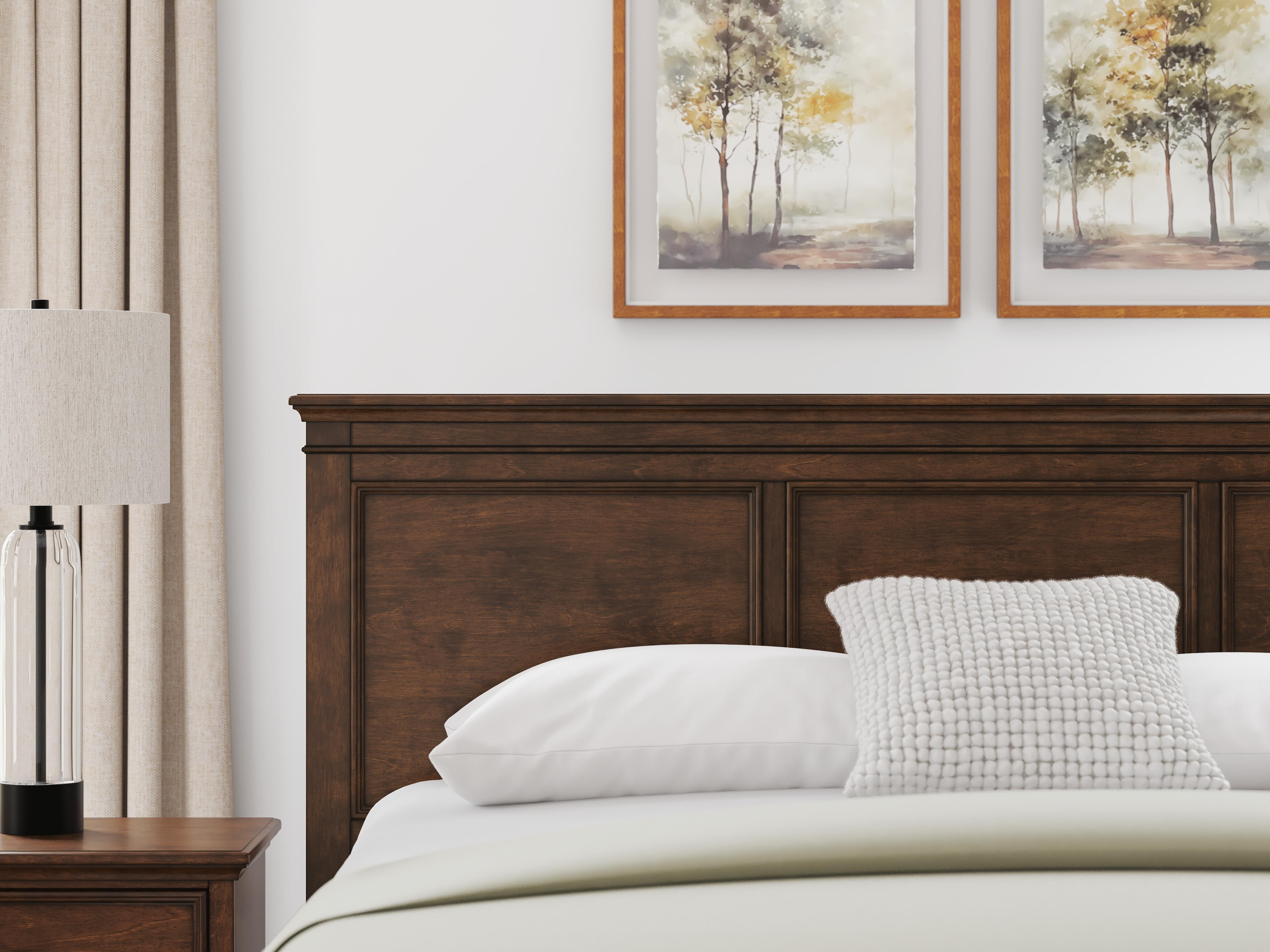 Danabrin King/California King Panel Headboard, Brown, large