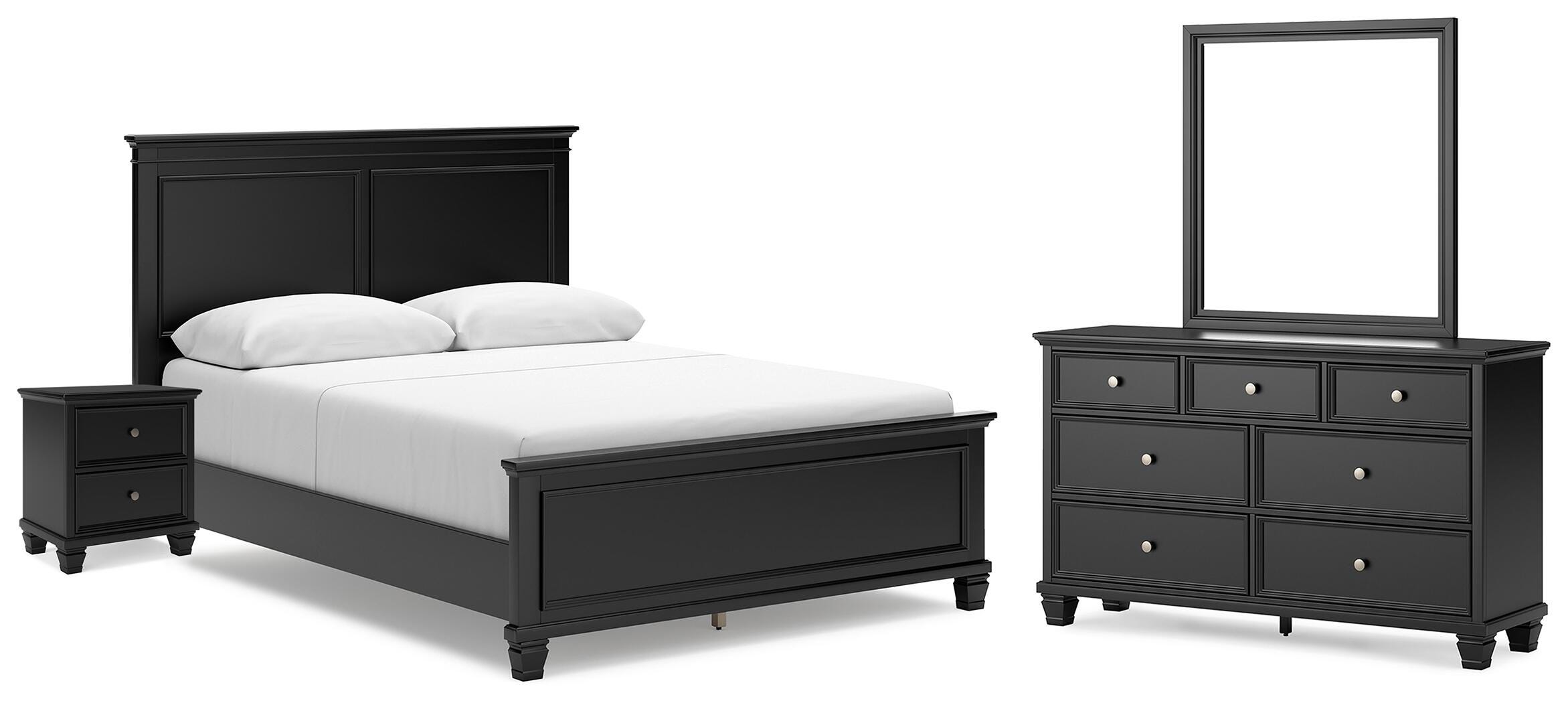 Lanolee Queen Panel Bed, Dresser, Mirror and Nightstand - image 1