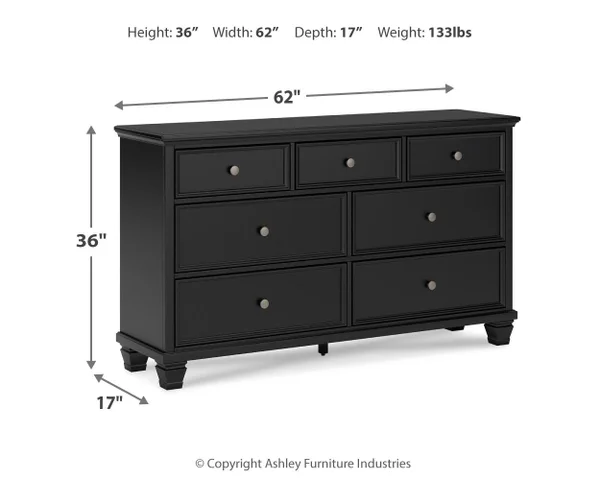 Ashley Black Lanolee Dresser Ashley Black Lanolee Dresser