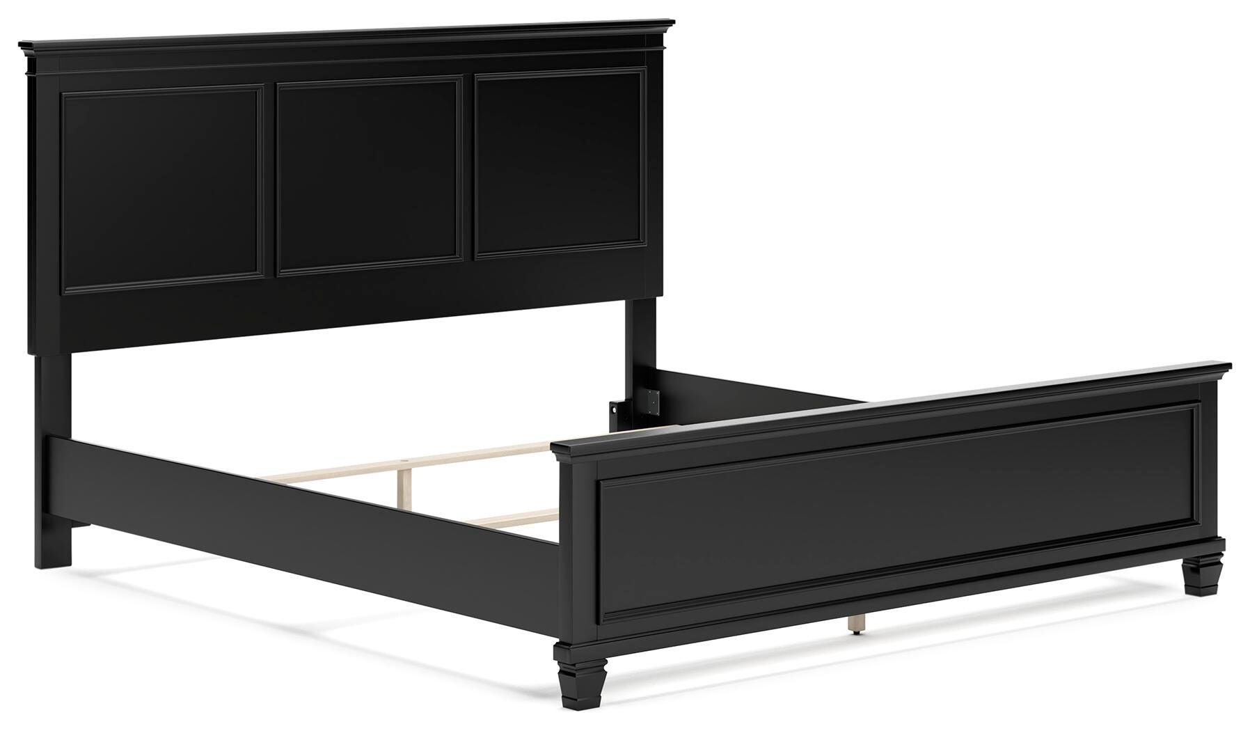Cama King con paneles Lanolee - image 3