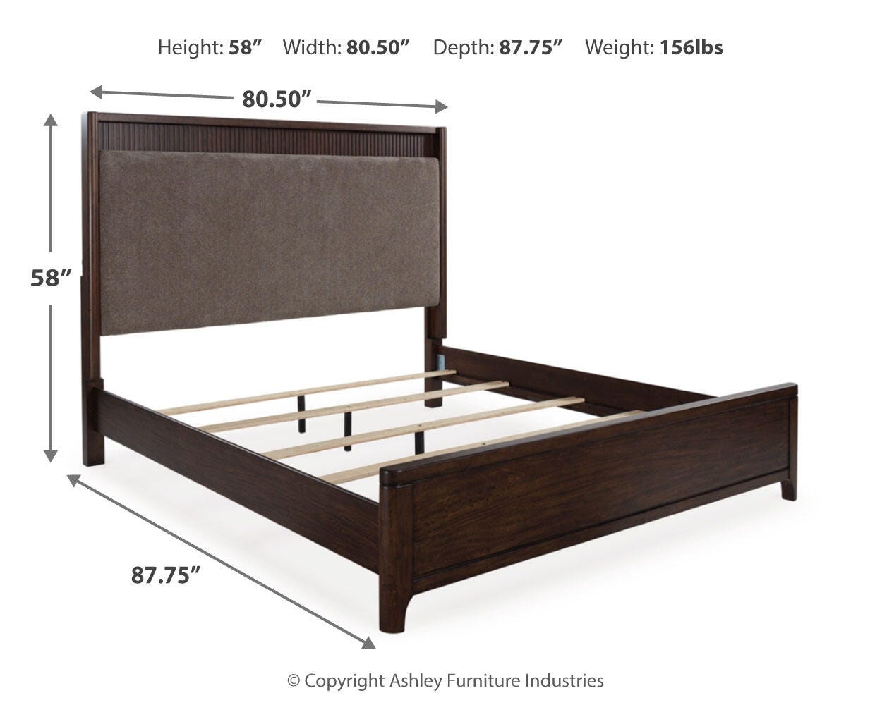 Korestone King Upholstered Panel Bed - image 11