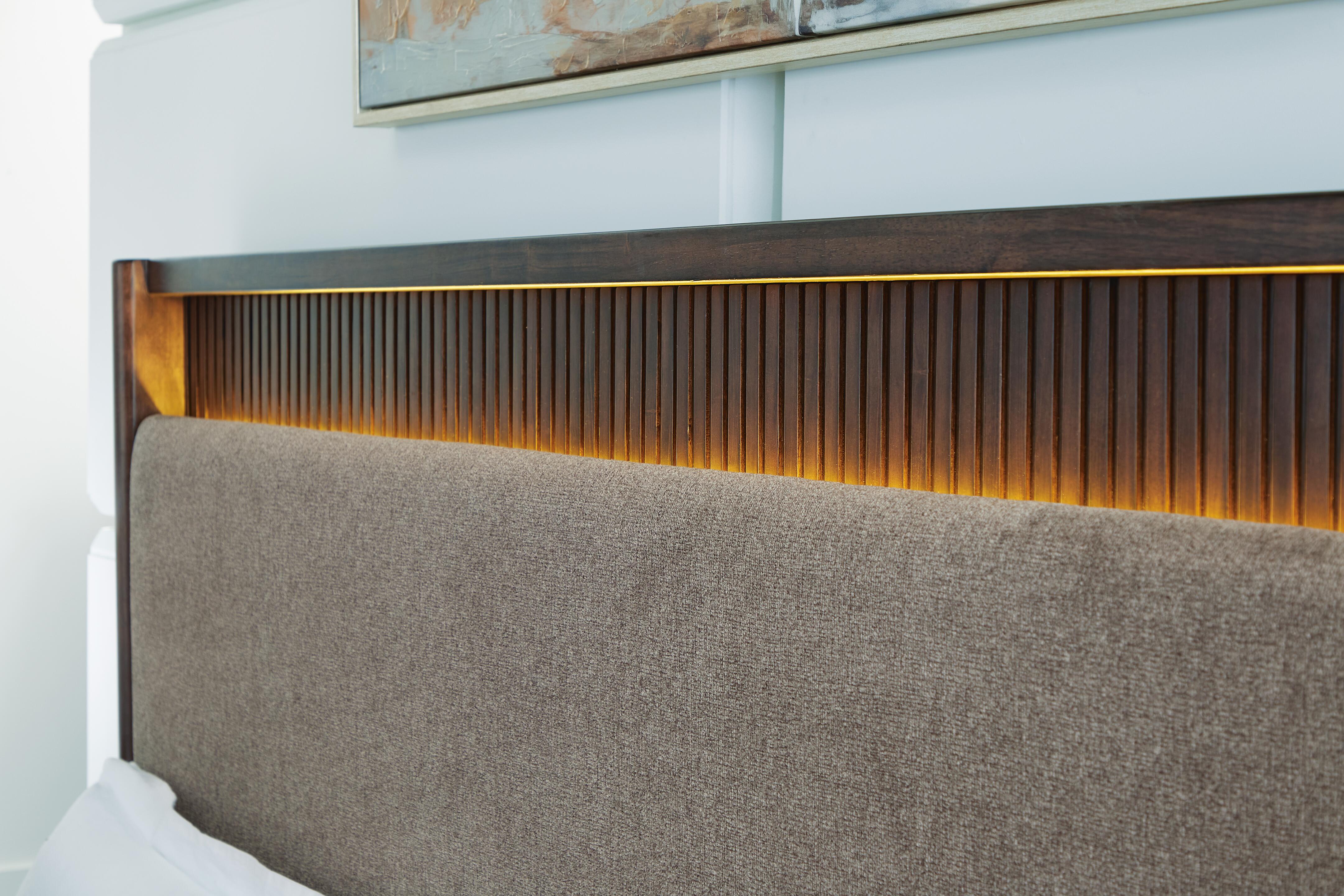 Korestone King Upholstered Panel Bed - image 8