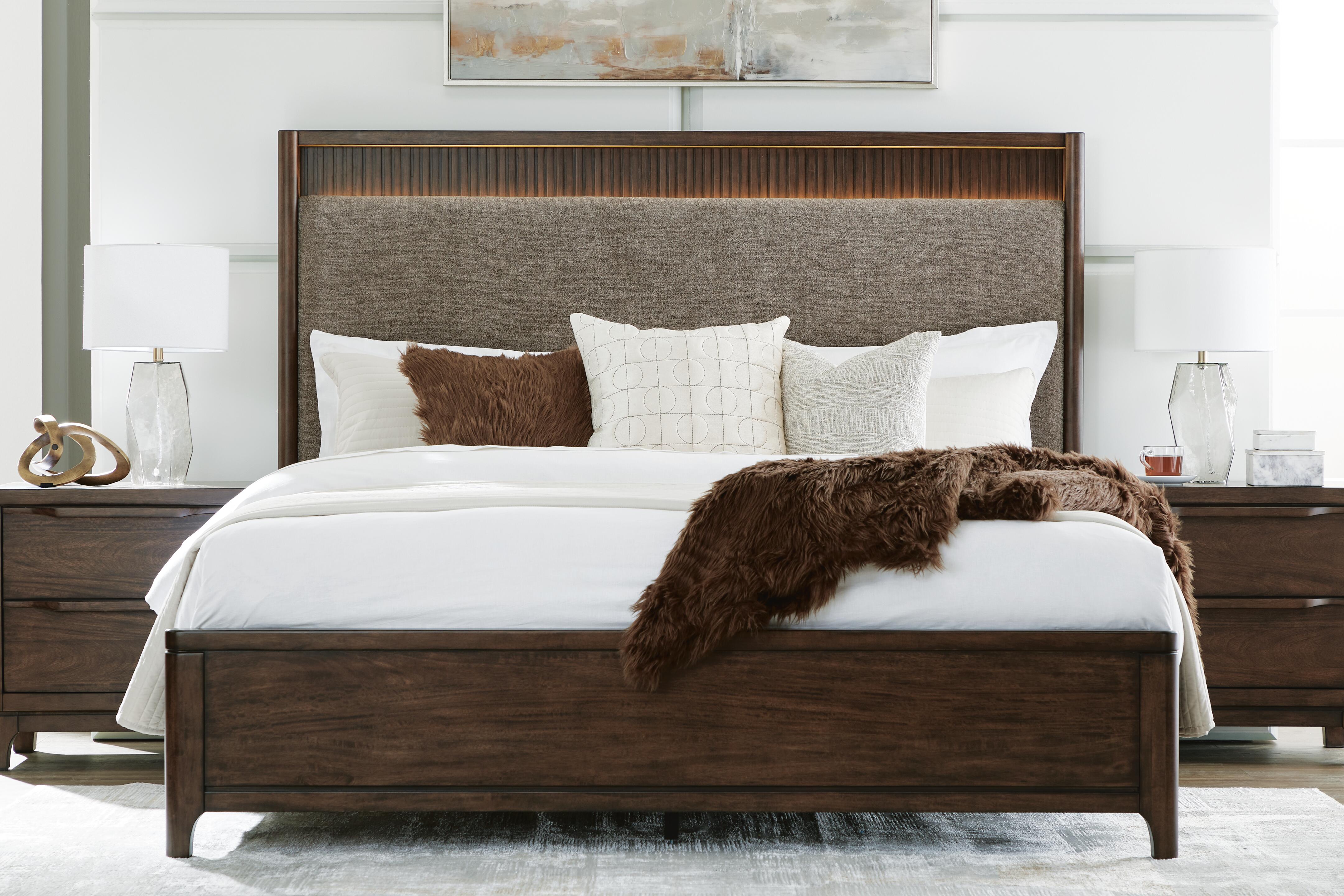 Korestone King Upholstered Panel Bed - image 9